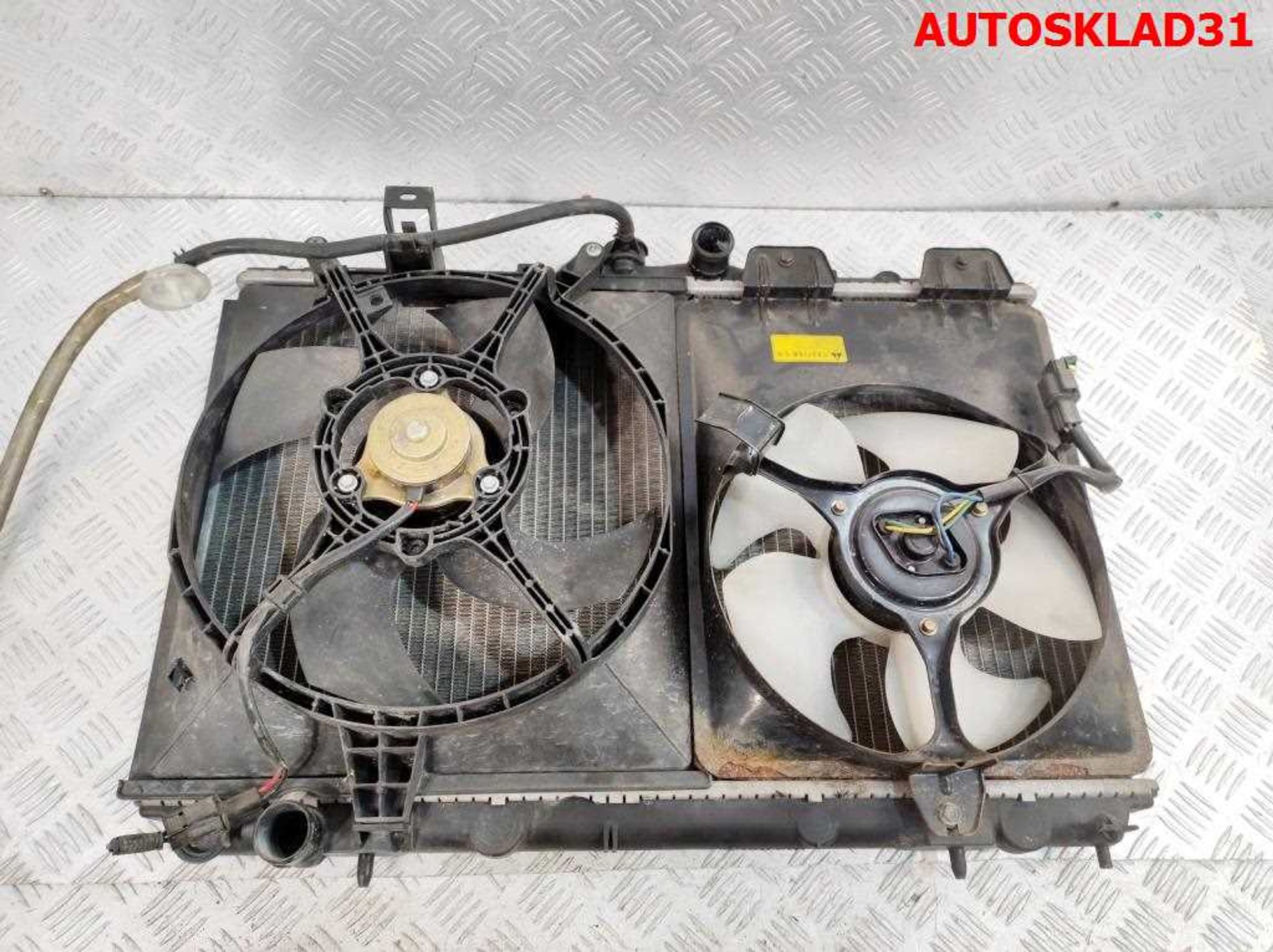 Кассета радиаторов в сборе Mitsubishi Carisma DA 1,8 бензин 4G93, 5000 рублей, Дубовое