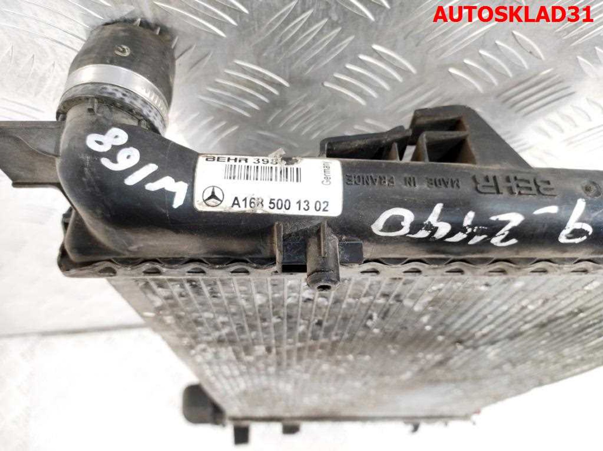 Радиатор основной Mercedes Benz W168 1,7 Дизель A1685001302, 1000 рублей, Дубовое