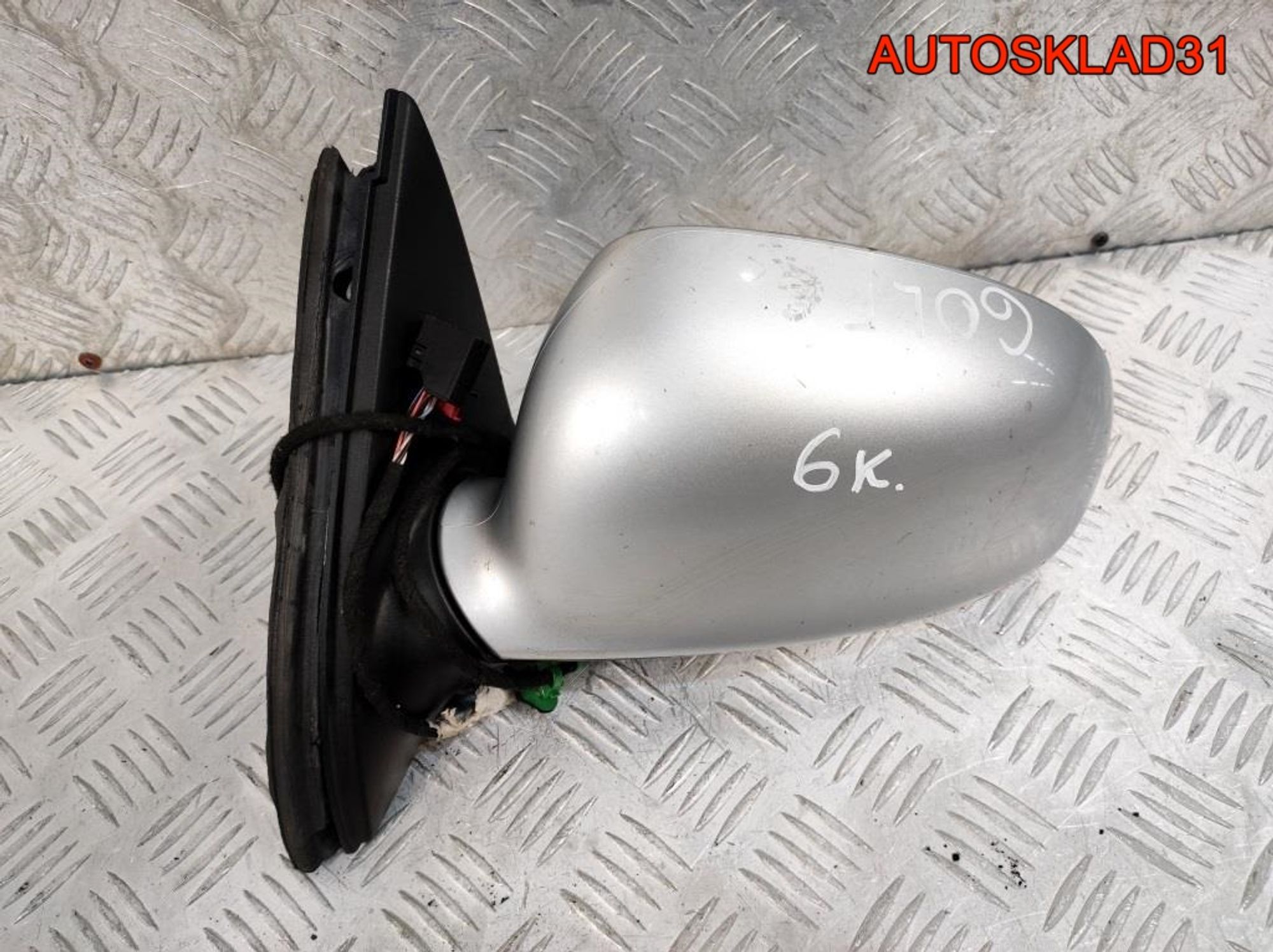 Зеркало левое 6 контактов VW Golf 5 Универсал, 5400 рублей, Дубовое