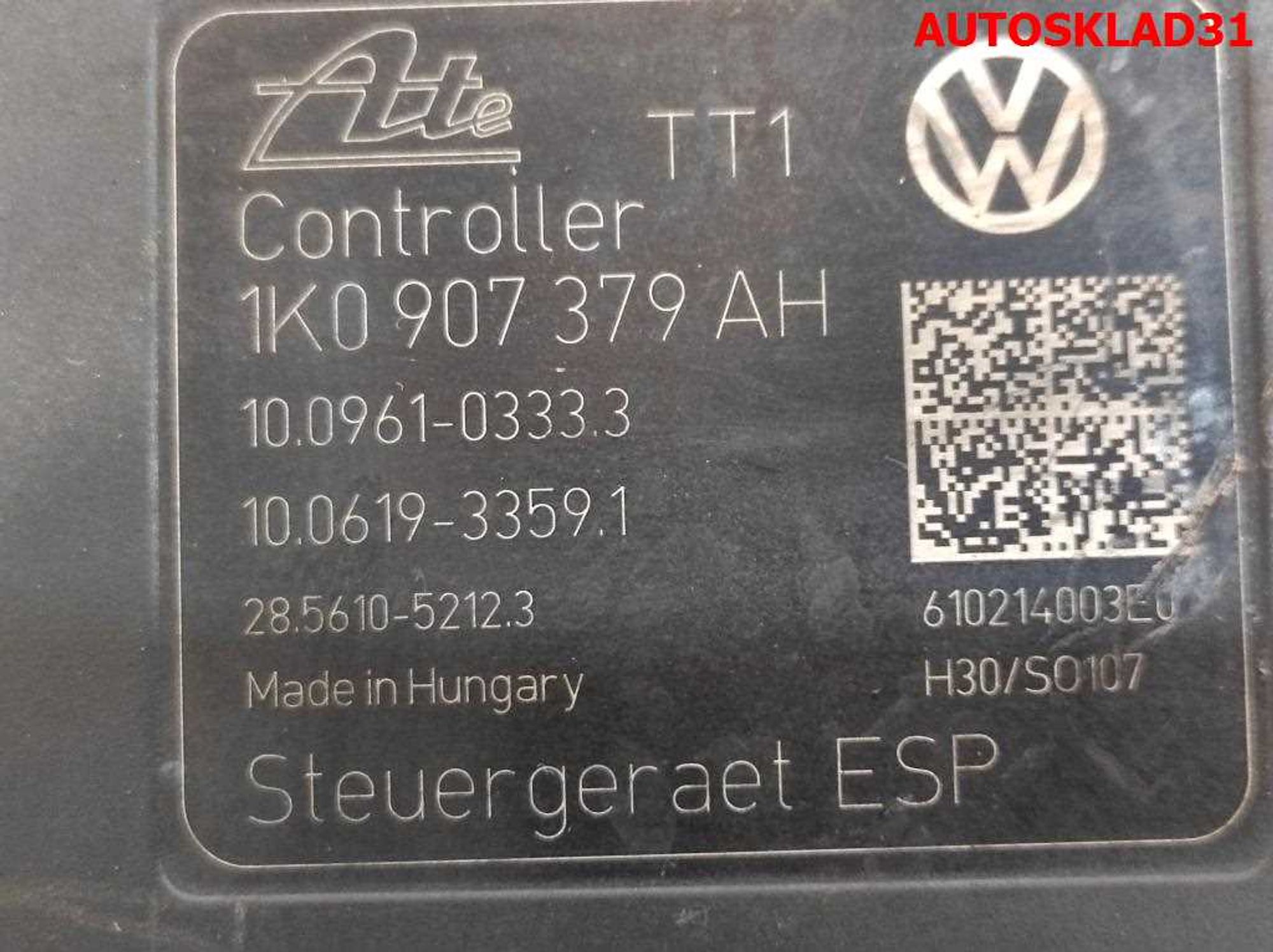 Блок ABS насос VW Golf 6 1K0907379AH, 8000 рублей, Дубовое