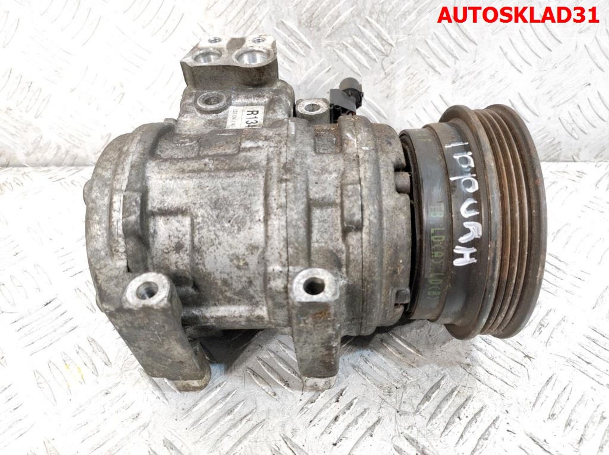 Компрессор кондиционера Hyundai Elantra 2,0 G4GC Бензин 1604022800, 6000 рублей, Дубовое