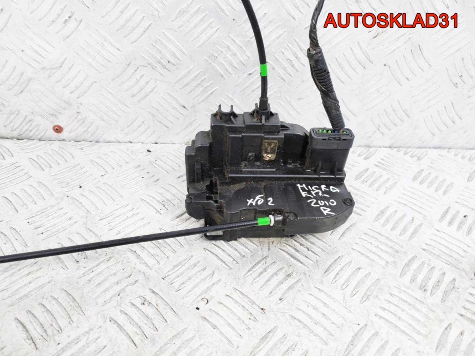 Замок передней правой двери Nissan Micra K12, 2100 рублей, Дубовое