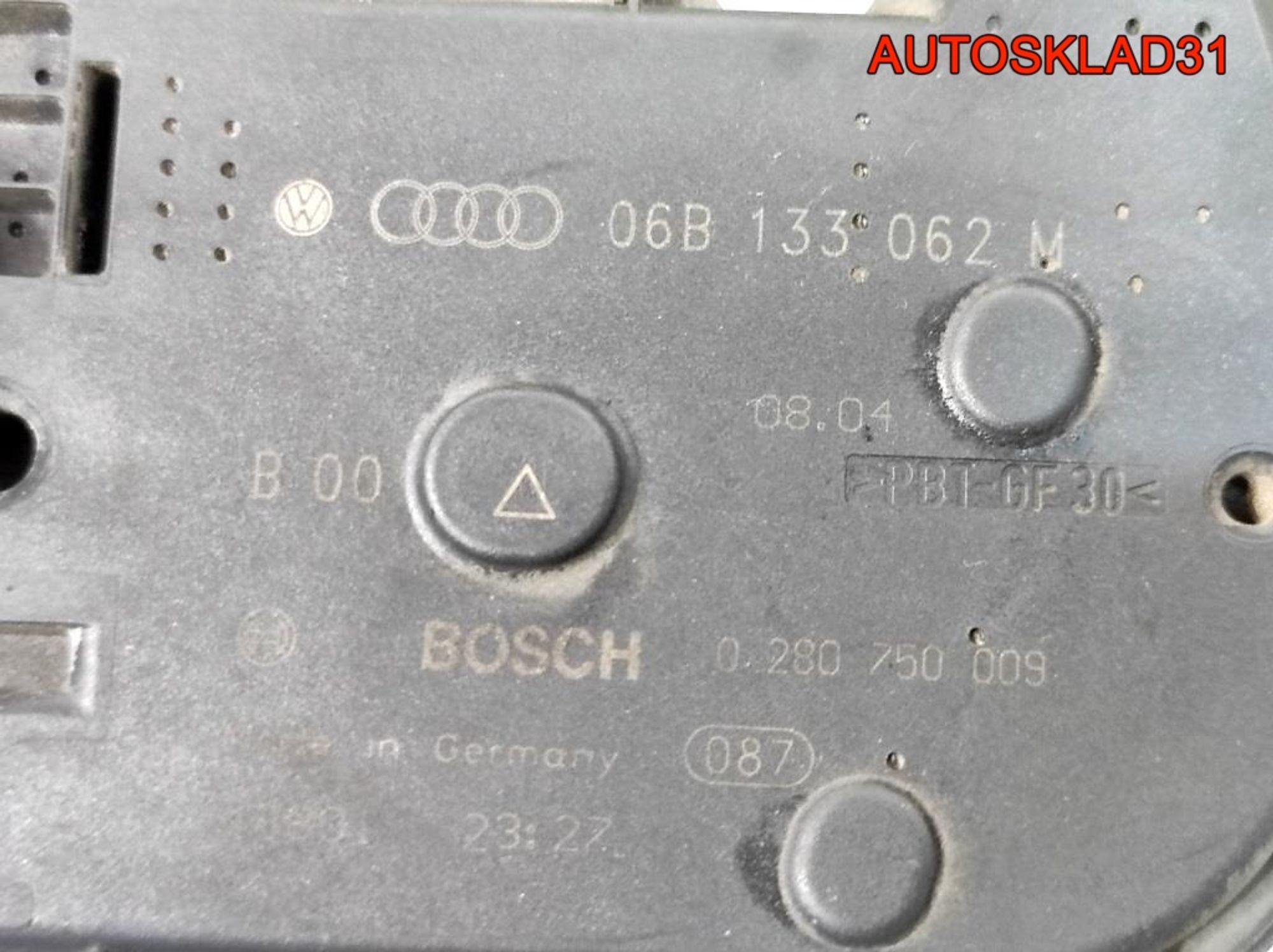Заслонка дроссельная Audi A4 B7 1,8 BFB Бензин 06B133062M, 7000 рублей, Дубовое