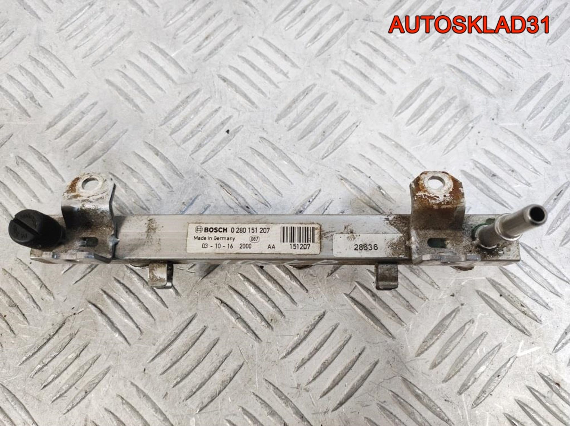 Рейка топливная Opel Corsa D 1,0 Z10XEP 0280151207, 500 рублей, Дубовое