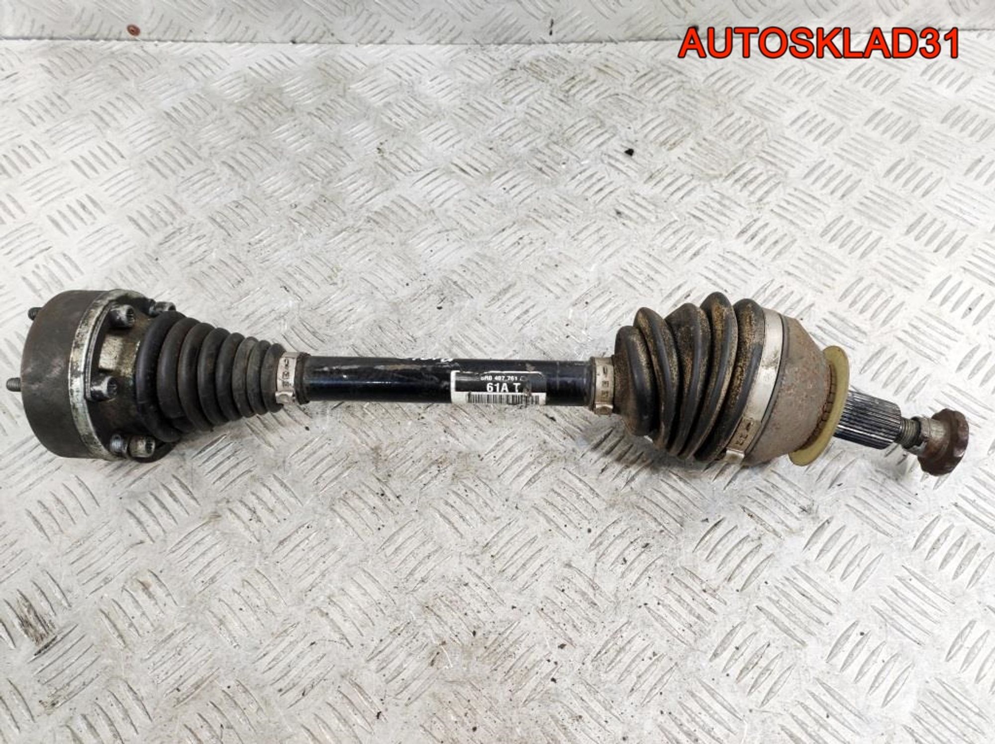 Полуось передняя левая Skoda Rapid 6R0407761B, 3200 рублей, Дубовое