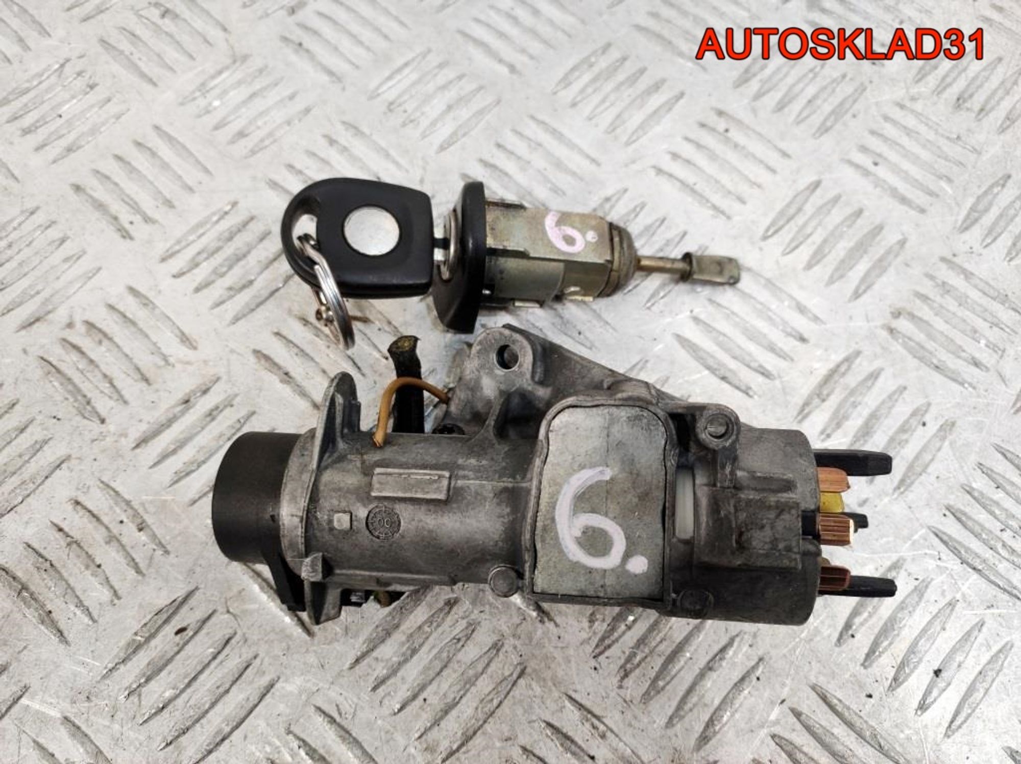 Замок зажигания комплект 6 Skoda Fabia 4B0905851C, 3600 рублей, Дубовое