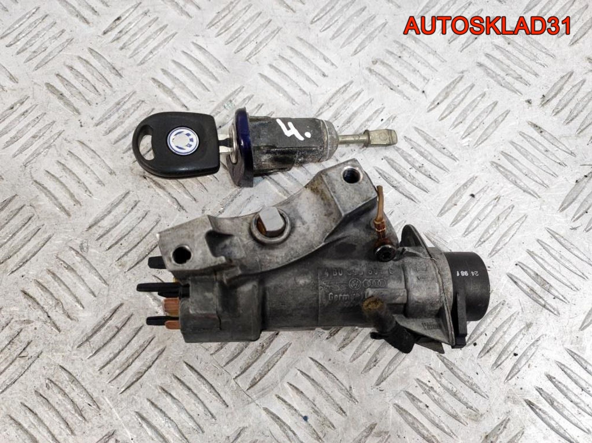 Замок зажигания комплект 4 Skoda Fabia 4B0905851C, 3600 рублей, Дубовое