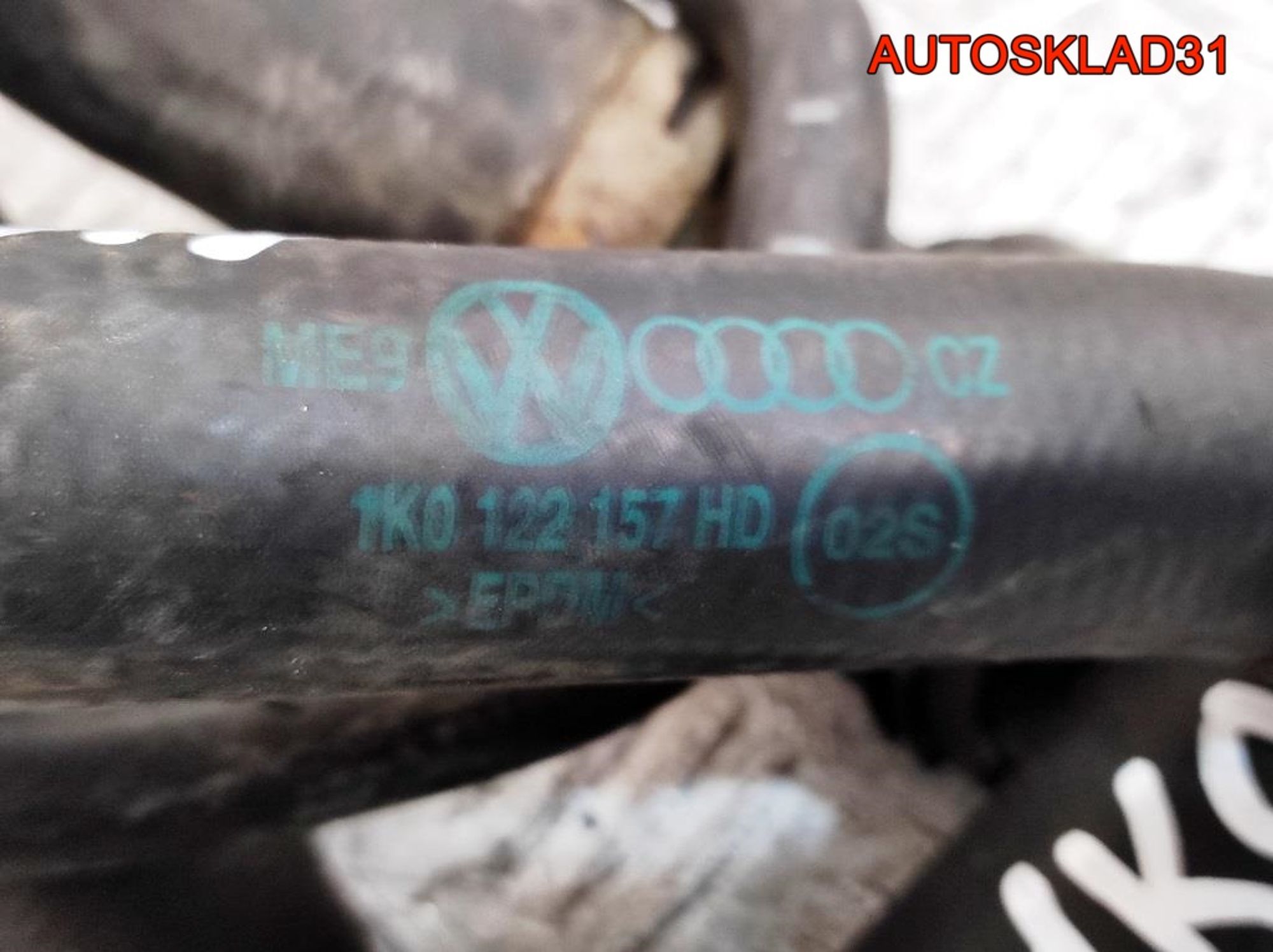 Патрубок радиатора VW Golf 5 1,4 Бензин 1K0122051EP, 2000 рублей, Дубовое