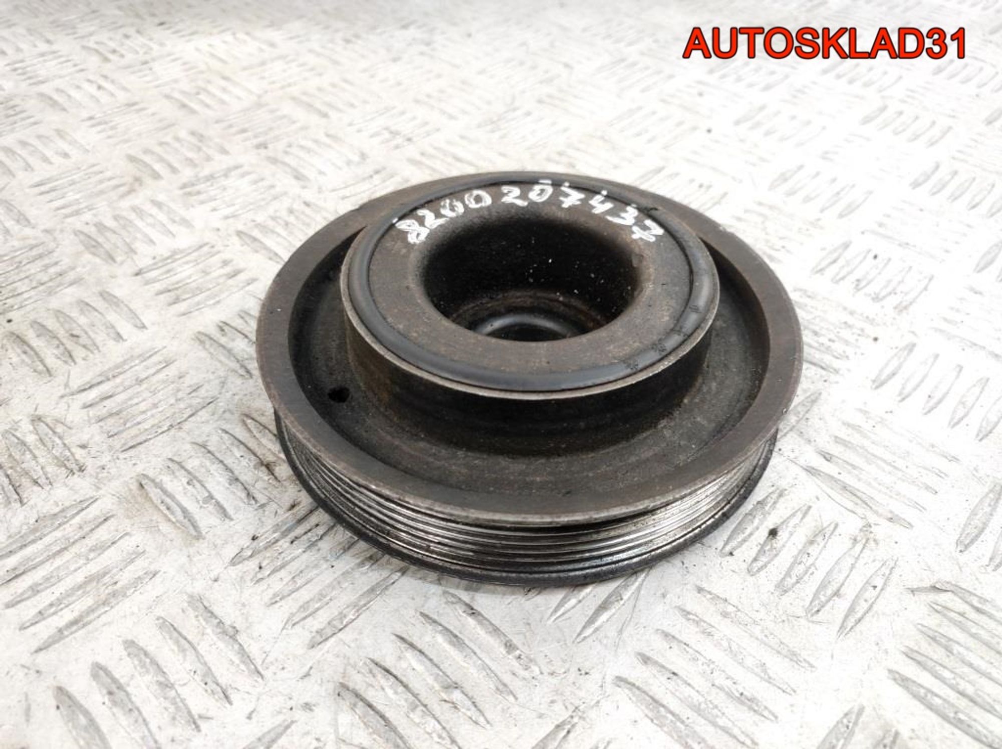 Шкив коленвала Renault Master 2 2,2 G9T 722 8200207437, 3000 рублей, Дубовое