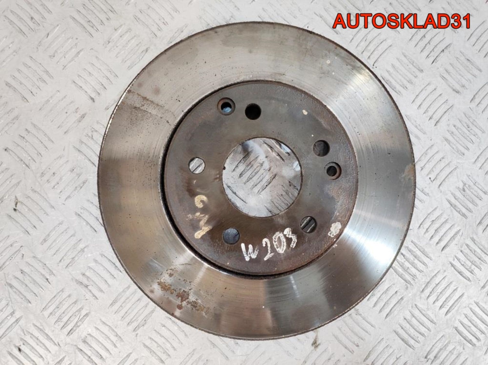 Диск тормозной передний Mercedes Benz W203 A2034210312, 1000 рублей, Дубовое