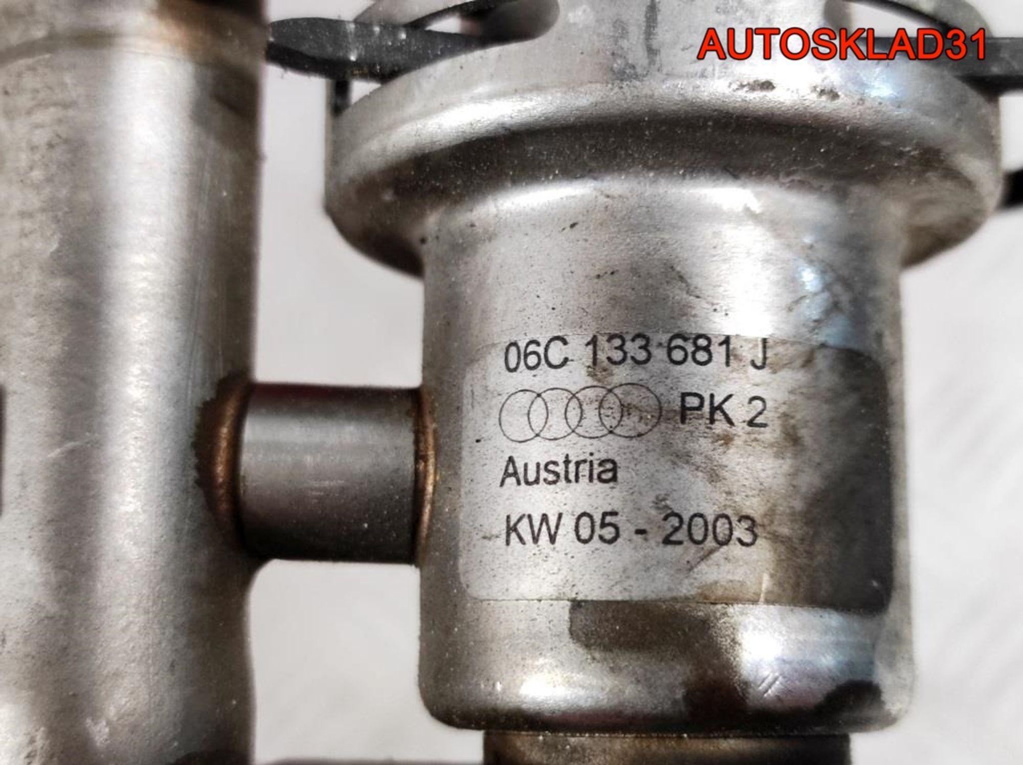 Рейка топливная Audi A6 C5 3,0 ASN 06C133681J, 1800 рублей, Дубовое