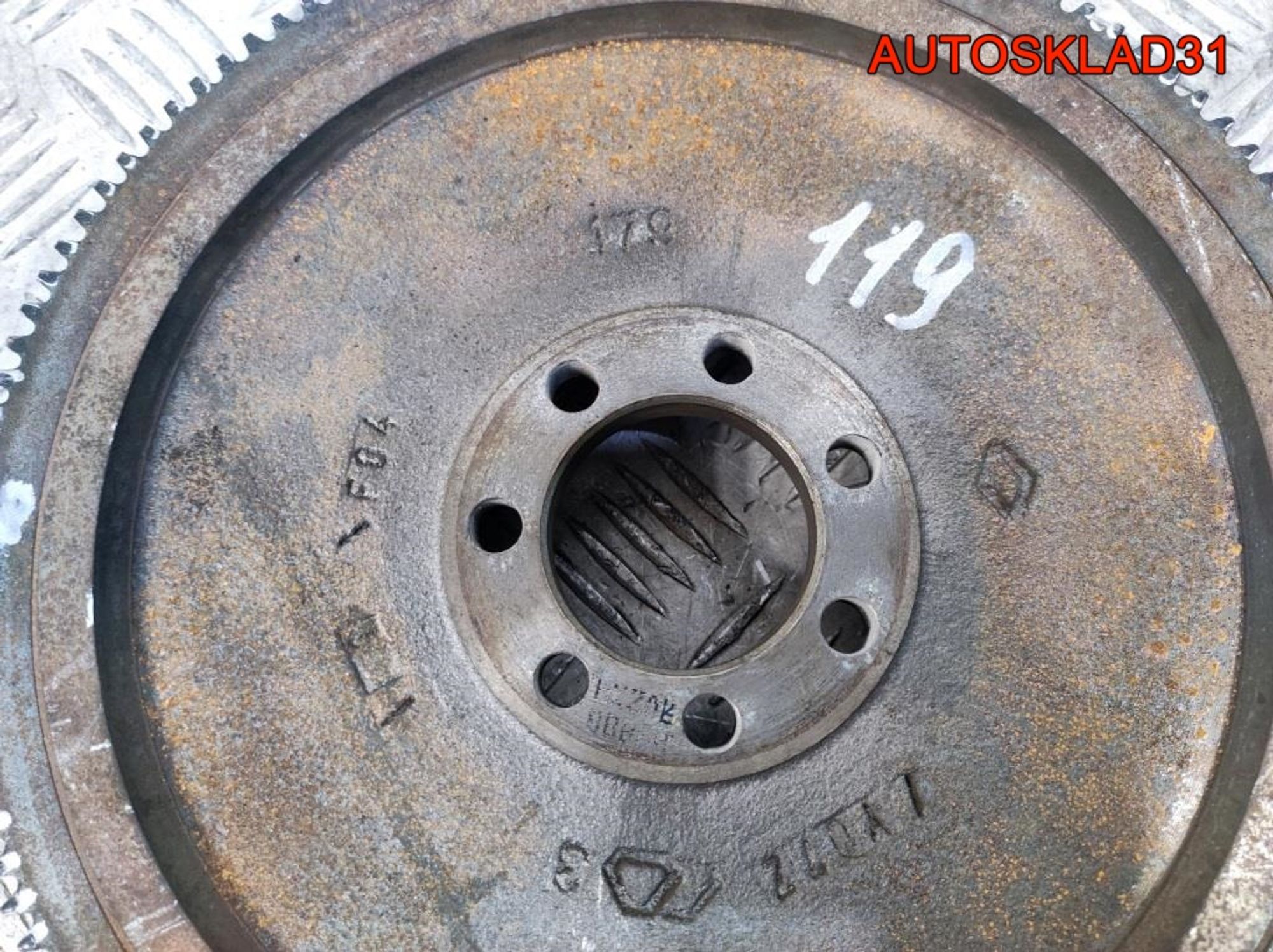 Маховик МКПП Renault Scenic 1,6 K4M 708 Бензин, 900 рублей, Дубовое