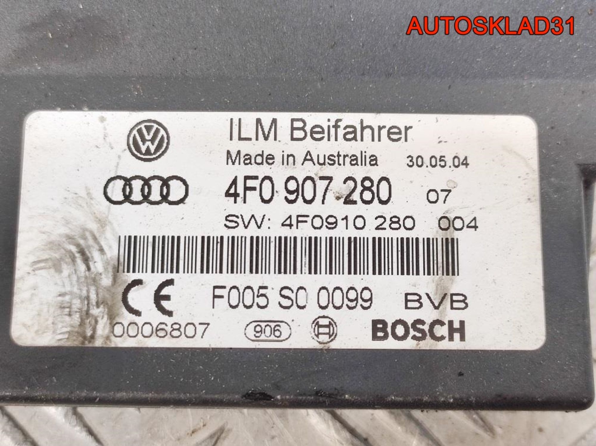 Блок управления бортовой сети Audi A6 C6 4F0907280, 1400 рублей, Дубовое