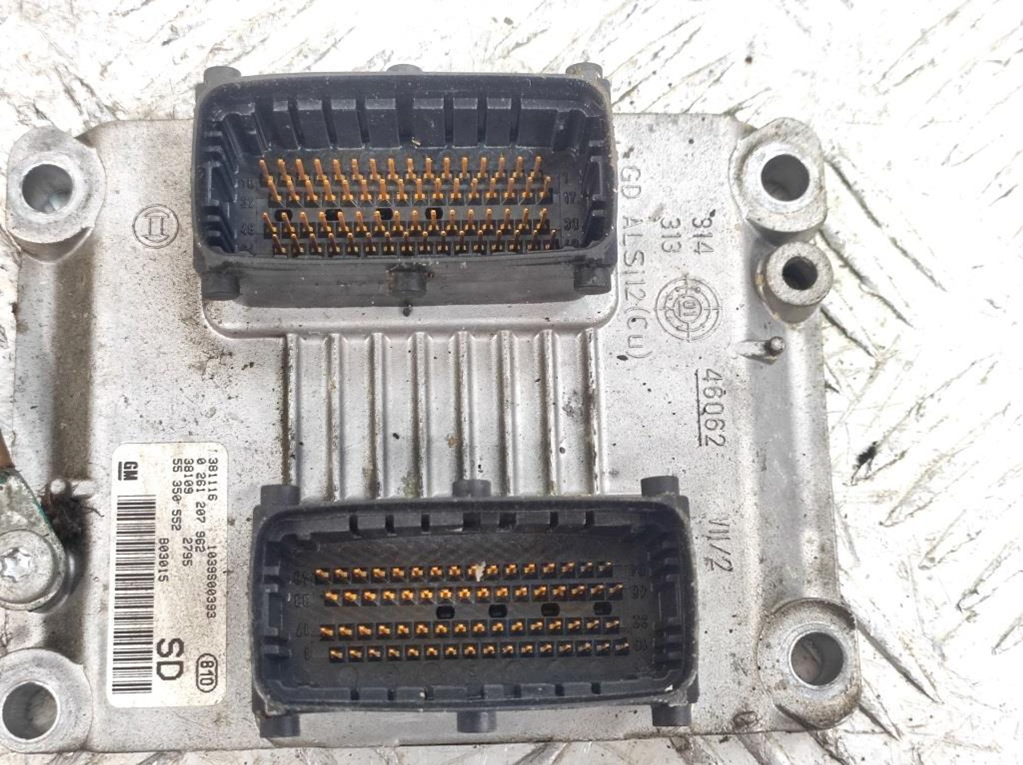 Блок ЭБУ Opel Corsa C 1,2 Z12XE 55350552 Бензин, 4000 рублей, Дубовое