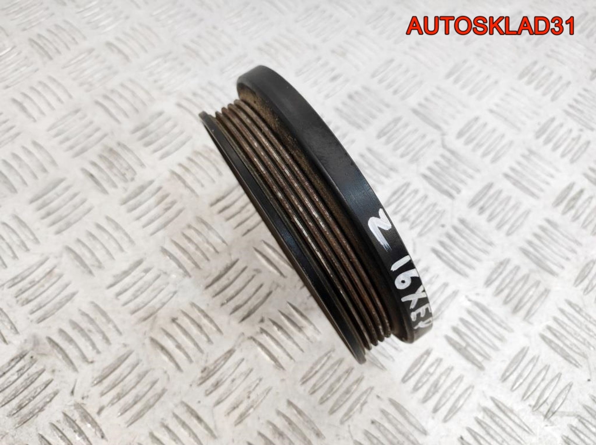Шкив коленвала Opel Astra H 1.6 Z16XEP 55559328, 1200 рублей, Дубовое