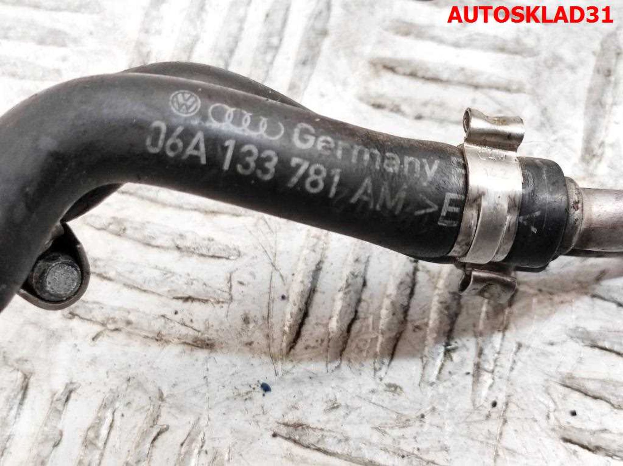 Трубка топливная Audi A3 8L 1,8 Бензин 06A133781AM, 1000 рублей, Дубовое