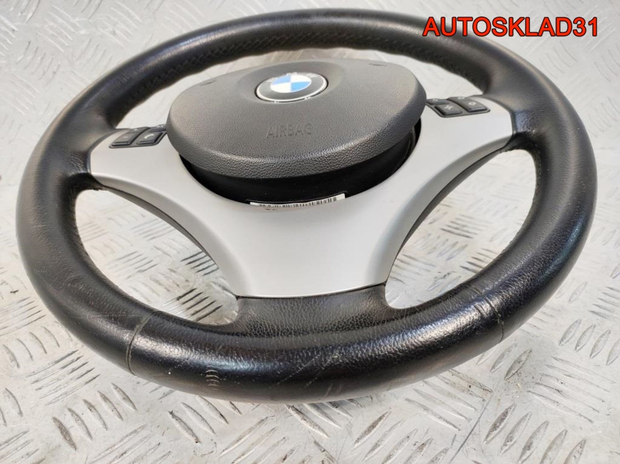 Рулевое колесо с AIR BAG Кожа BMW E90 32306795570, 12200 рублей, Дубовое