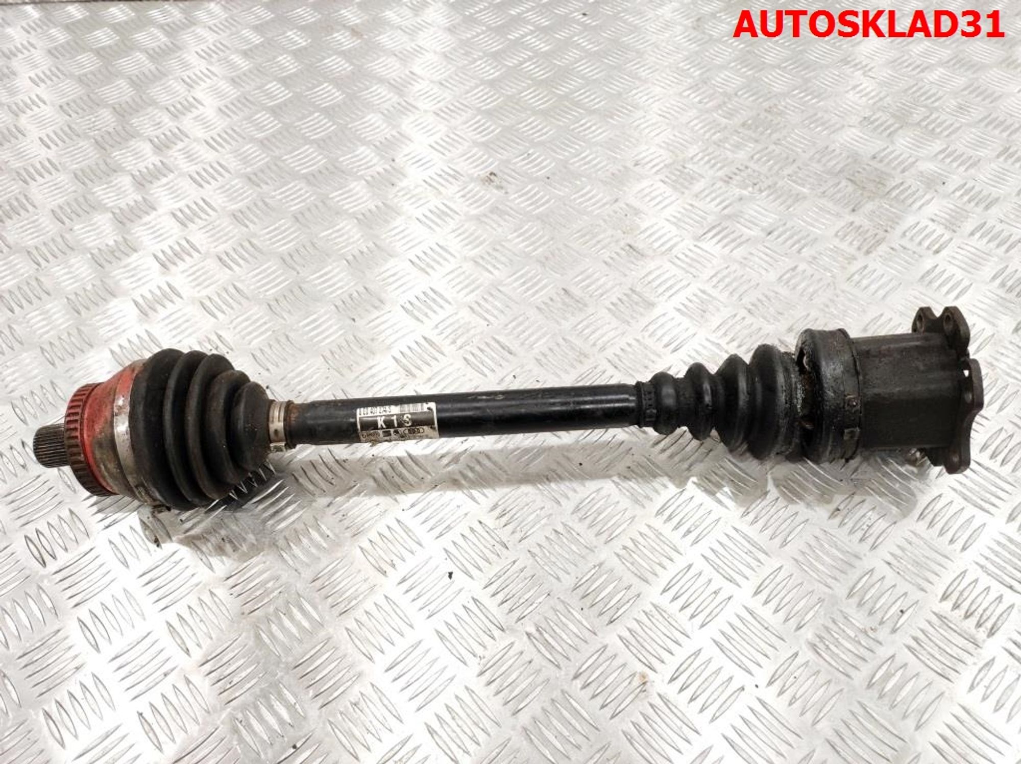 Полуось передняя левая Audi A4 B6 8E0407271S 2,5 AKE 4WD МКПП, 5000 рублей, Дубовое