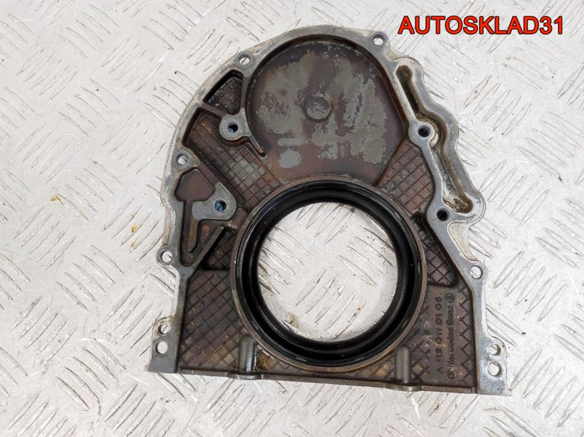 Крышка коленвала задняя Mercedes W220 3,2 M112 A1120110108, 500 рублей, Дубовое