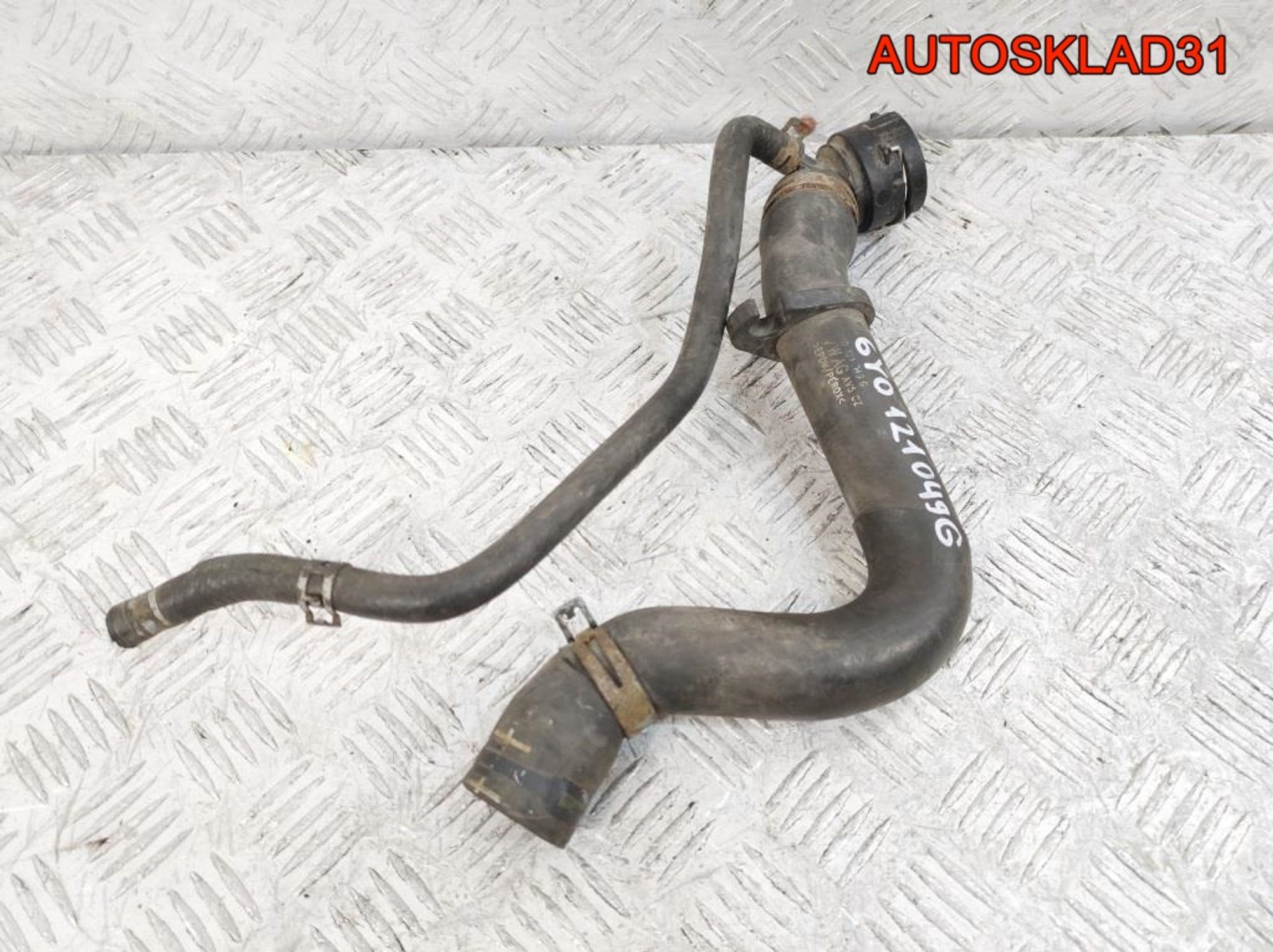 Патрубок радиатора VW Polo 4 1,2 Бензин 6Y0121049G, 1000 рублей, Дубовое