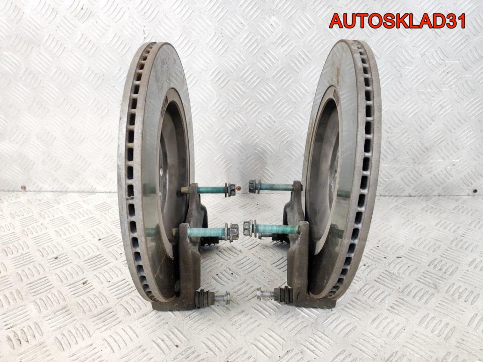 Диски тормозные задние 335 мм Audi A8 D3 6.0 W12 BHT бензин, 27000 рублей, Дубовое