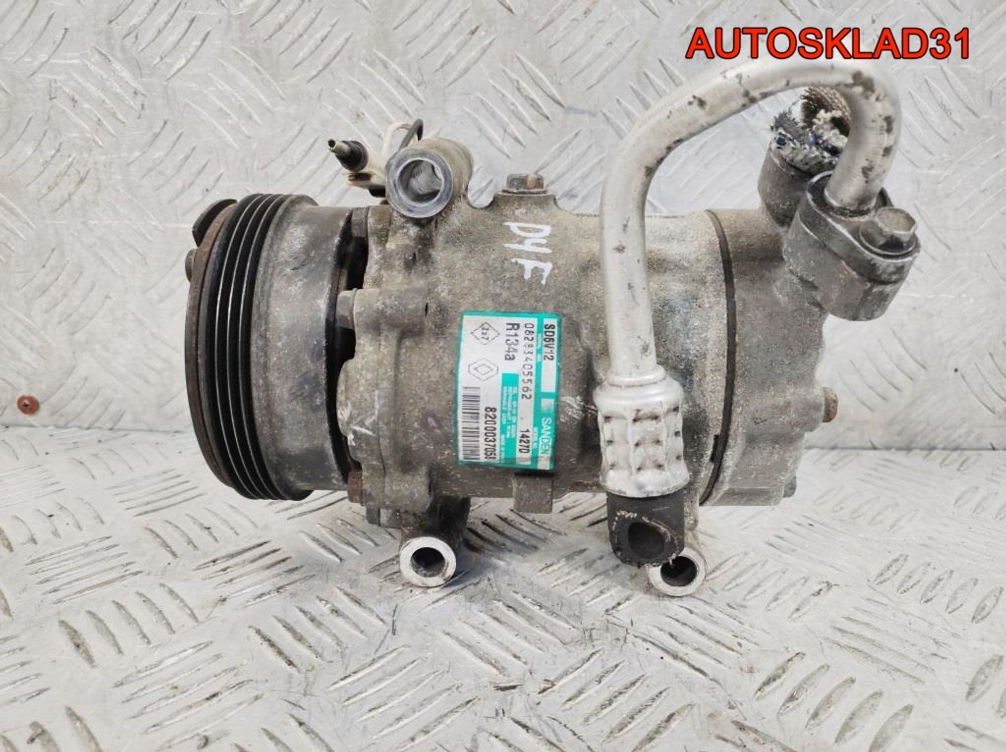 Компрессор кондиционера Renault Twingo 1,2 D4F 8200037058, 4500 рублей, Дубовое