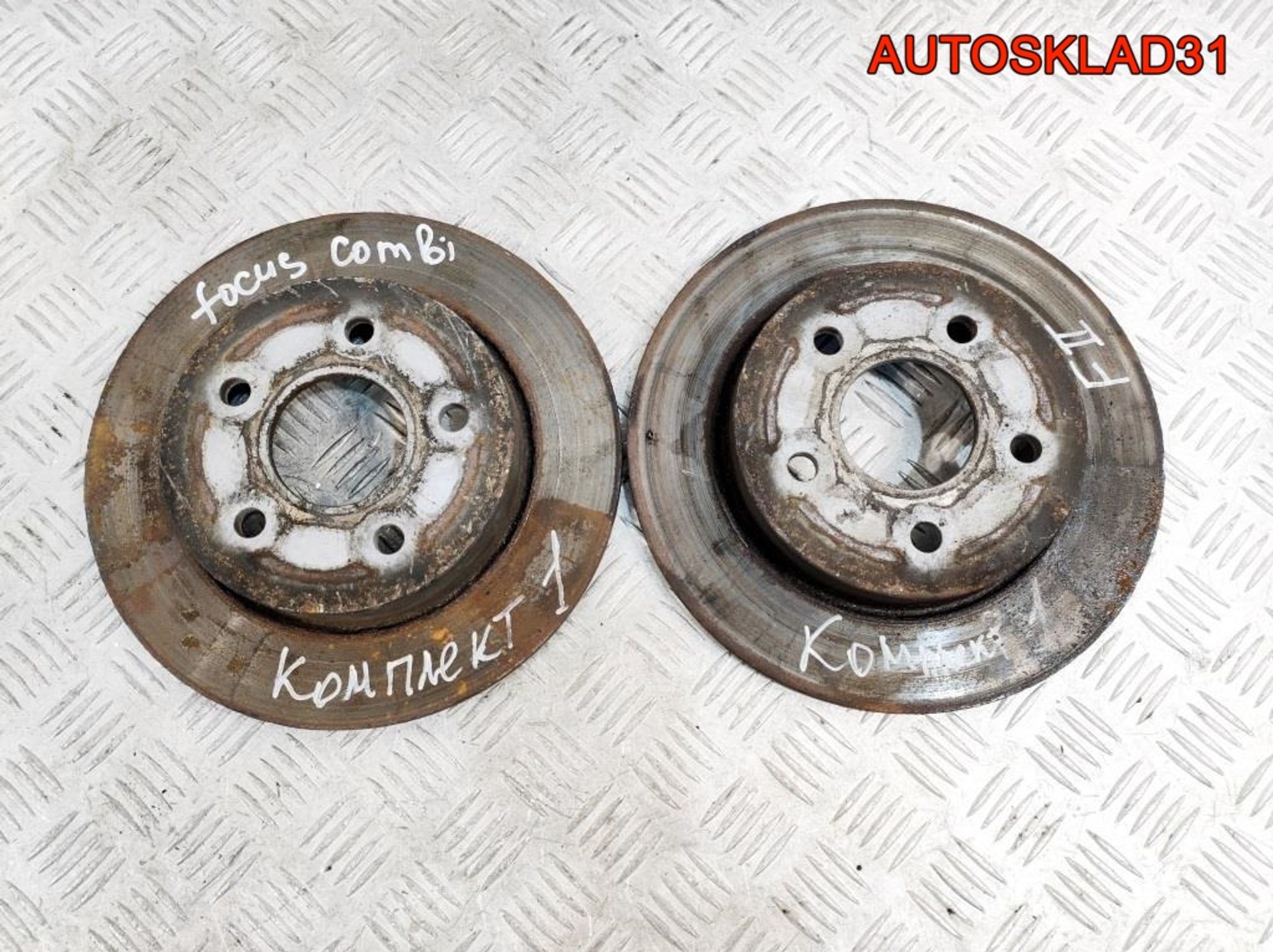 Диск тормозной задний 235 мм Комплект Ford Focus 2, 2700 рублей, Дубовое