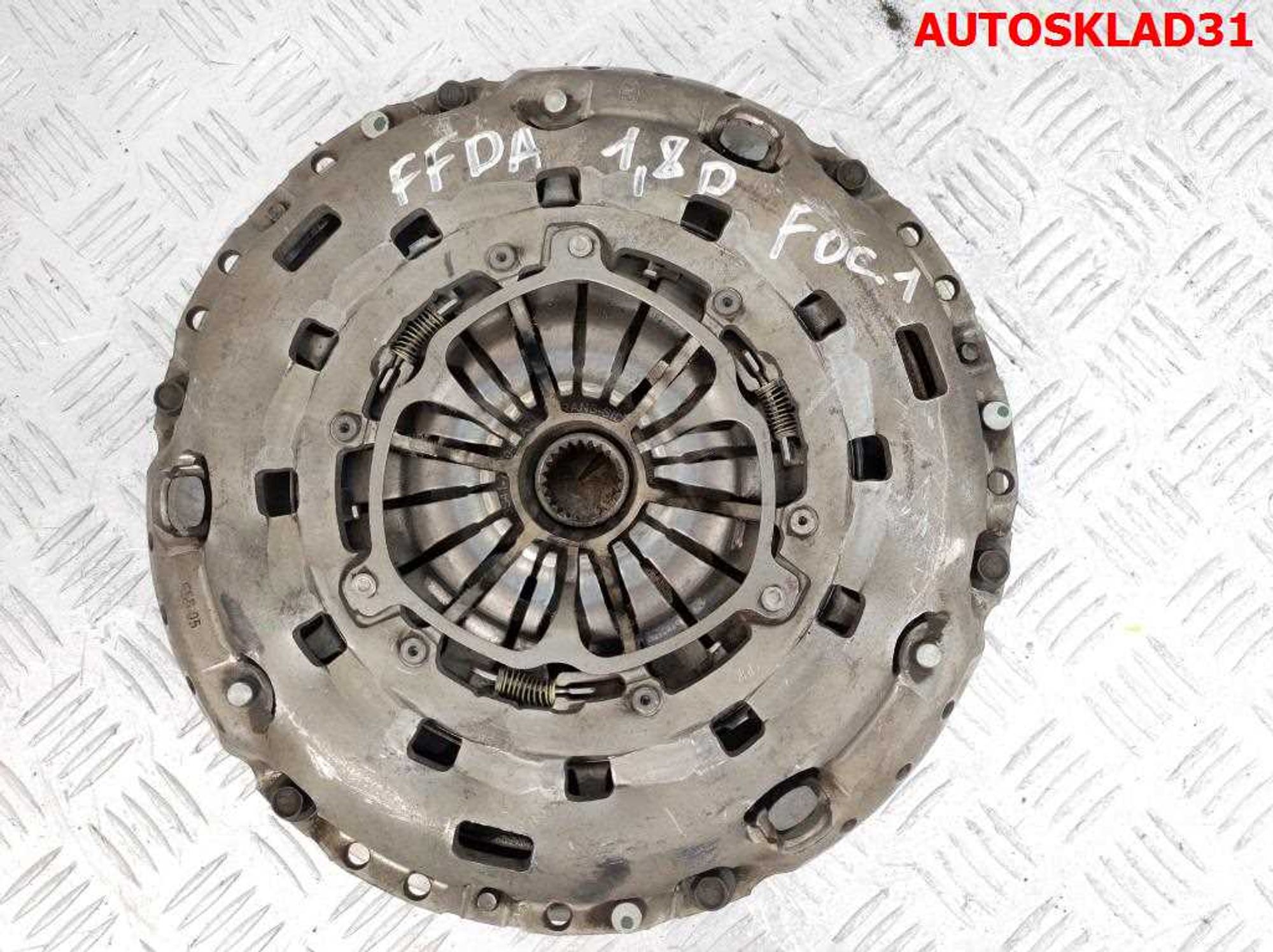 Маховик в сборе со сцеплением Ford Focus 1 1,8 FFDA Дизель 1S416477DD, 3500 рублей, Дубовое