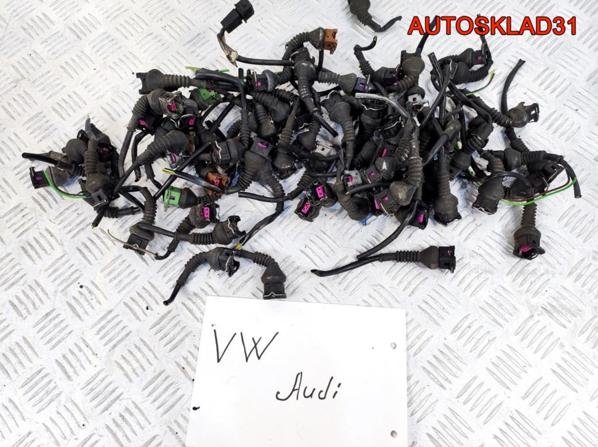 Фишки проводки двигателя Audi Volkswagen, 600 рублей, Дубовое