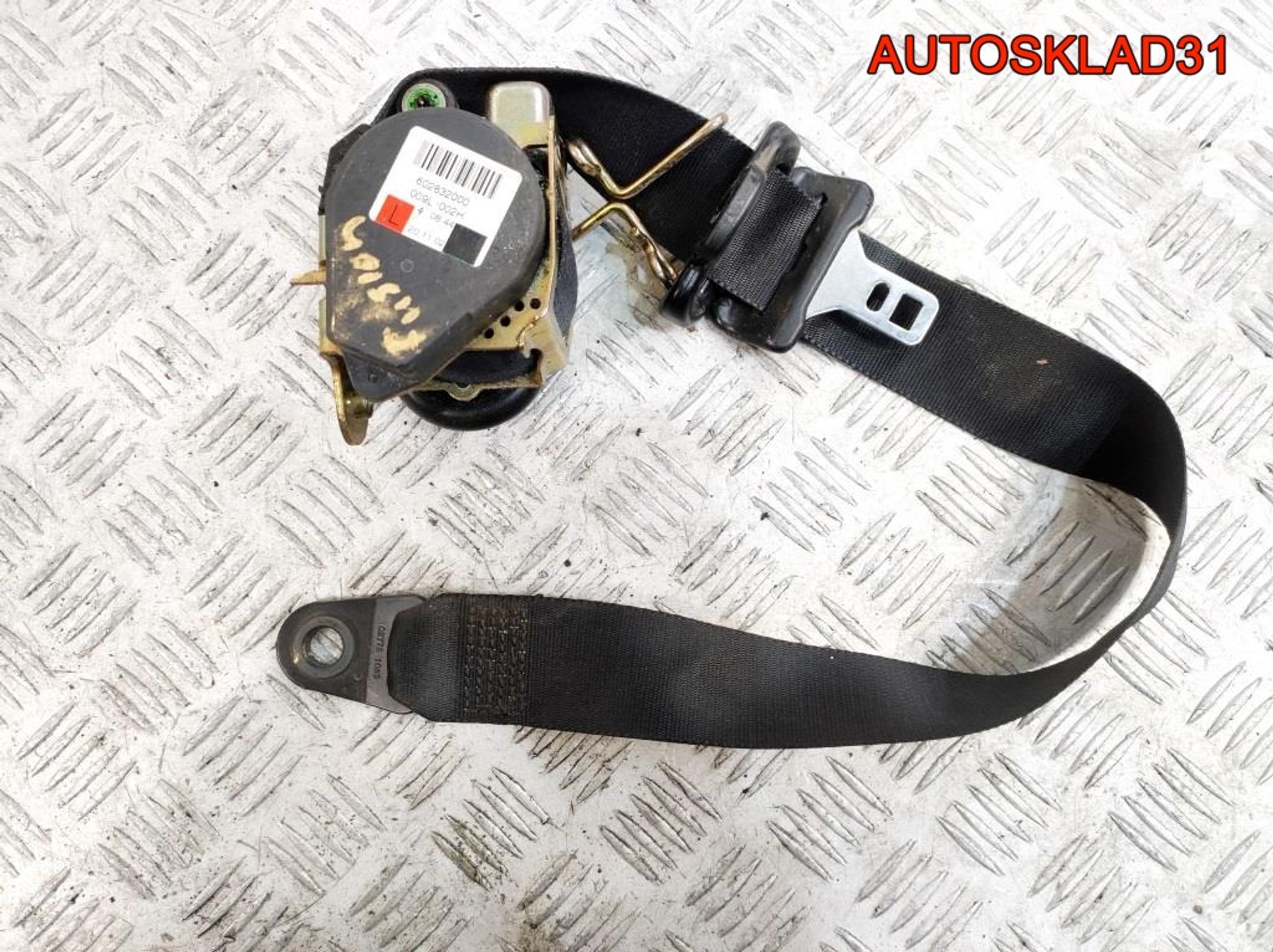 Ремень безопасности Ford Fusion 2S6AA61295ED, 1500 рублей, Дубовое