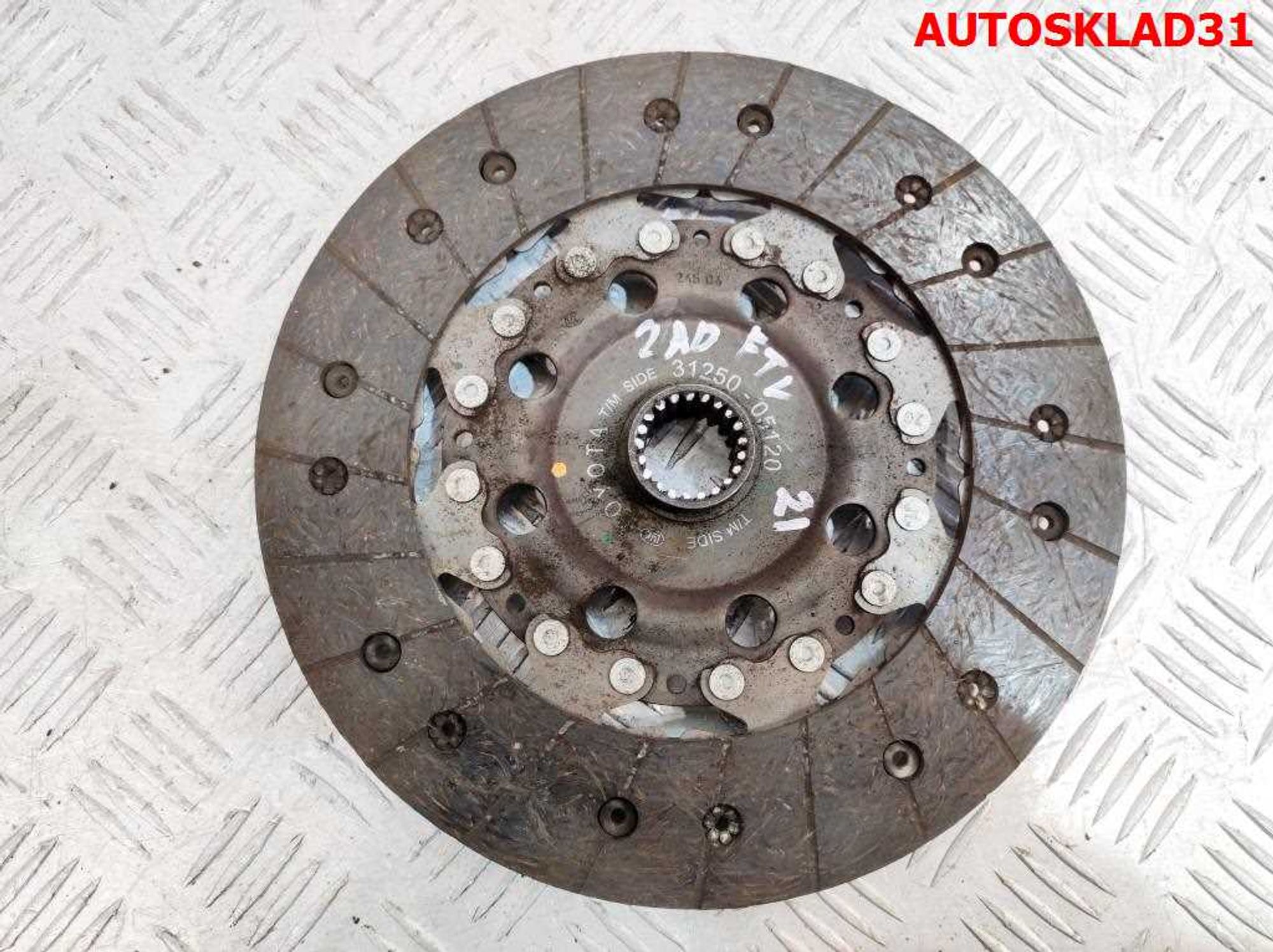 Маховик со сцеплением Toyota Corolla Verso 2,2 2ADFT 134500R010, 7500 рублей, Дубовое