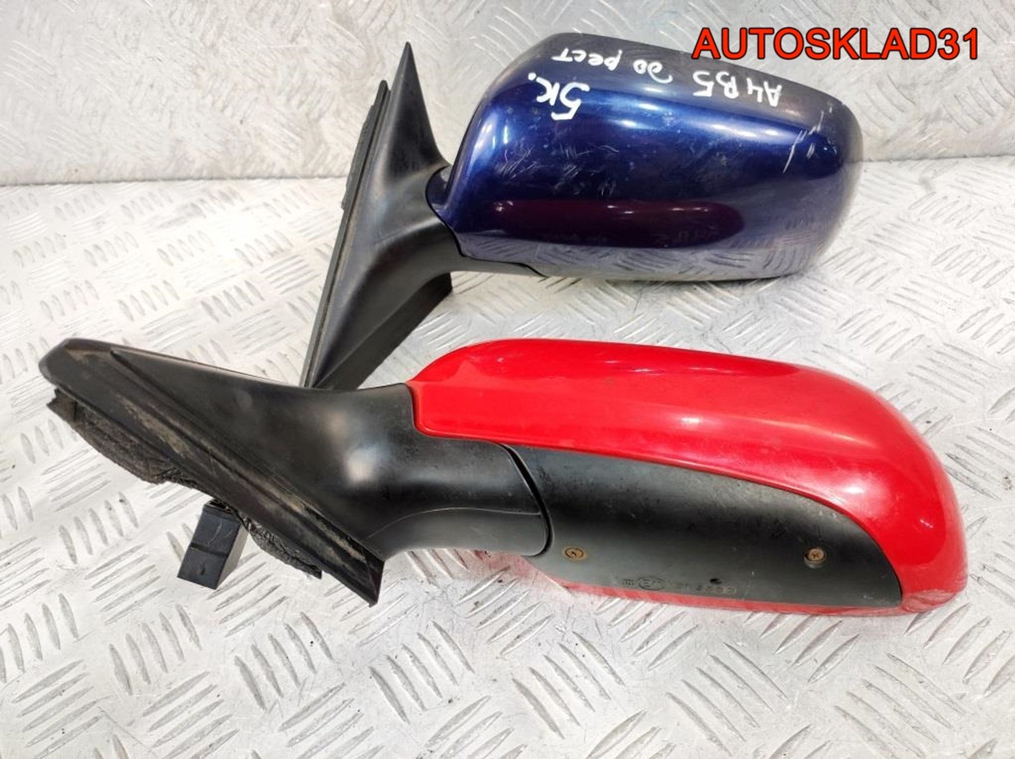 Зеркало левое 5 контактов Audi A4 B5 Дорест, 2300 рублей, Дубовое