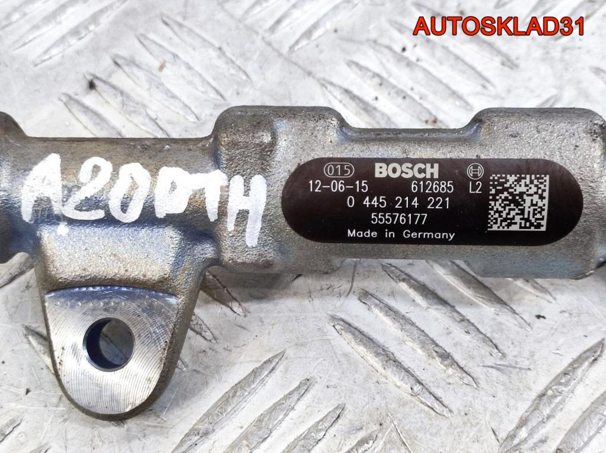 Рейка топливная Opel Astra J 2.0 A20DTH 55576177, 1700 рублей, Дубовое