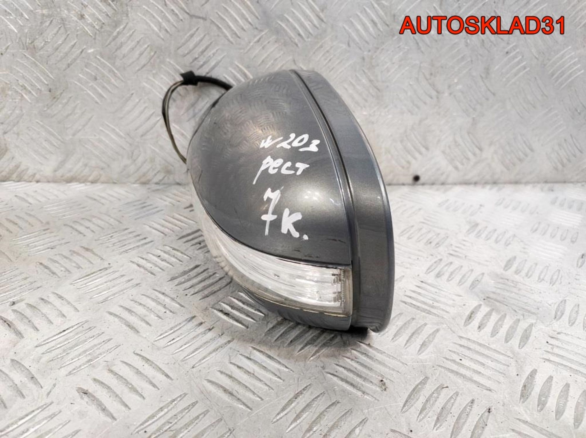 Зеркало левое 7 контактов Mercedes W203 Рестайлинг, 3200 рублей, Дубовое