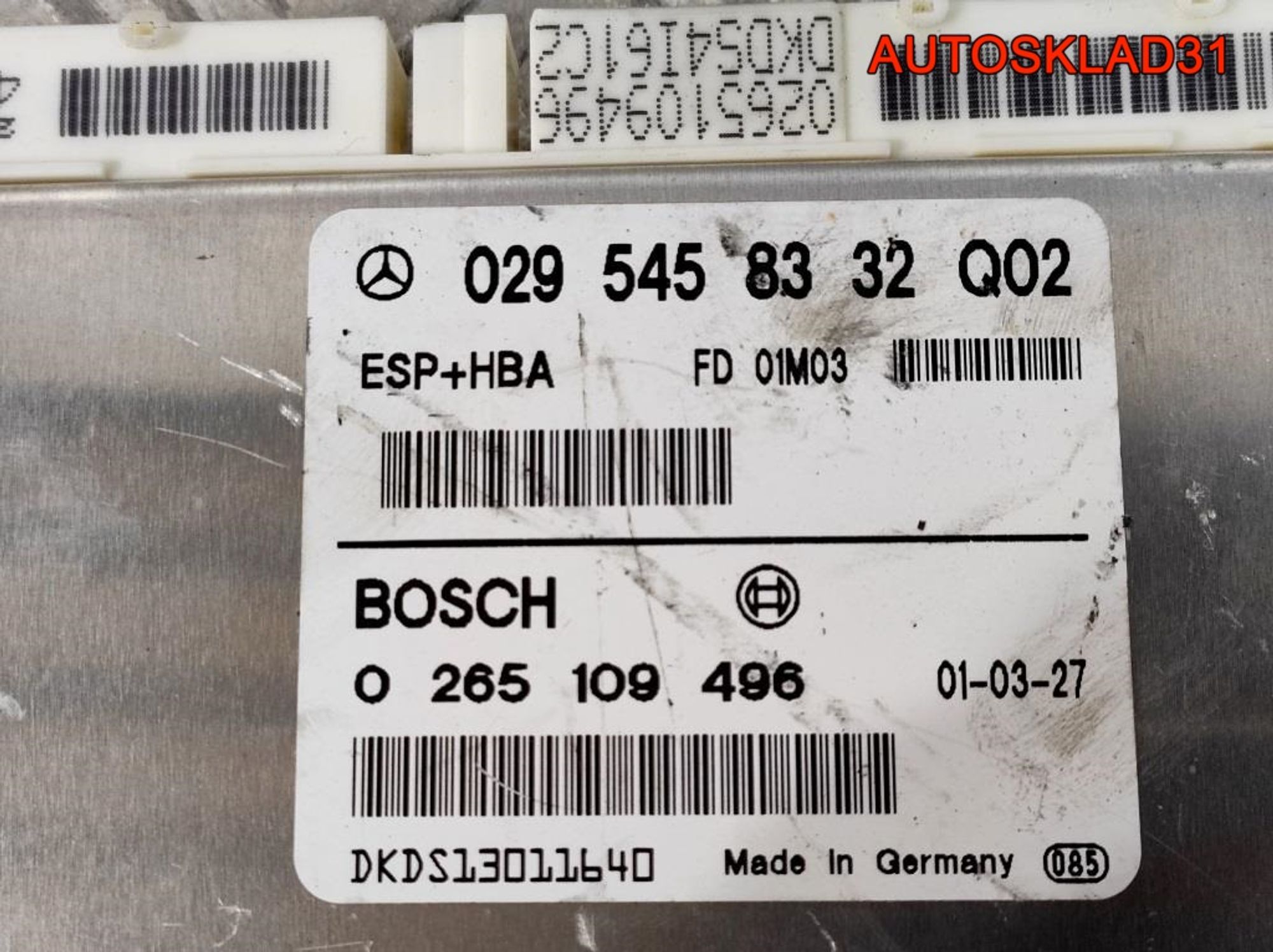 Блок управления ESP Mercedes W168 A0295458332, 1700 рублей, Дубовое