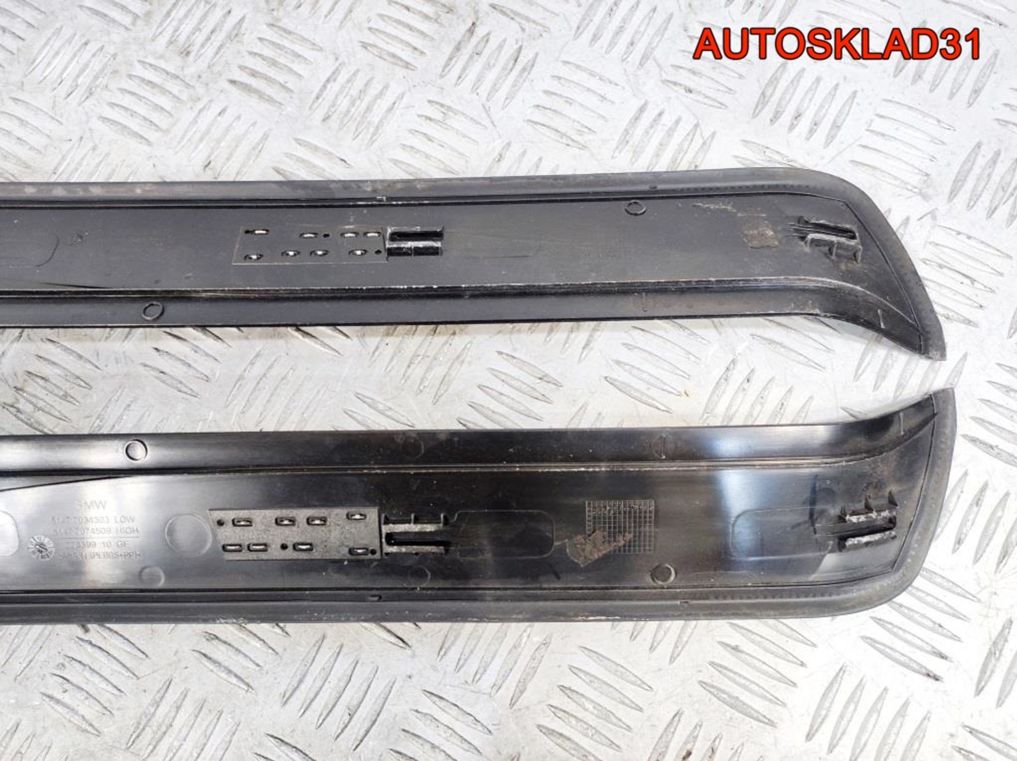Накладка на порог передняя BMW E60 51477034303, 1700 рублей, Дубовое