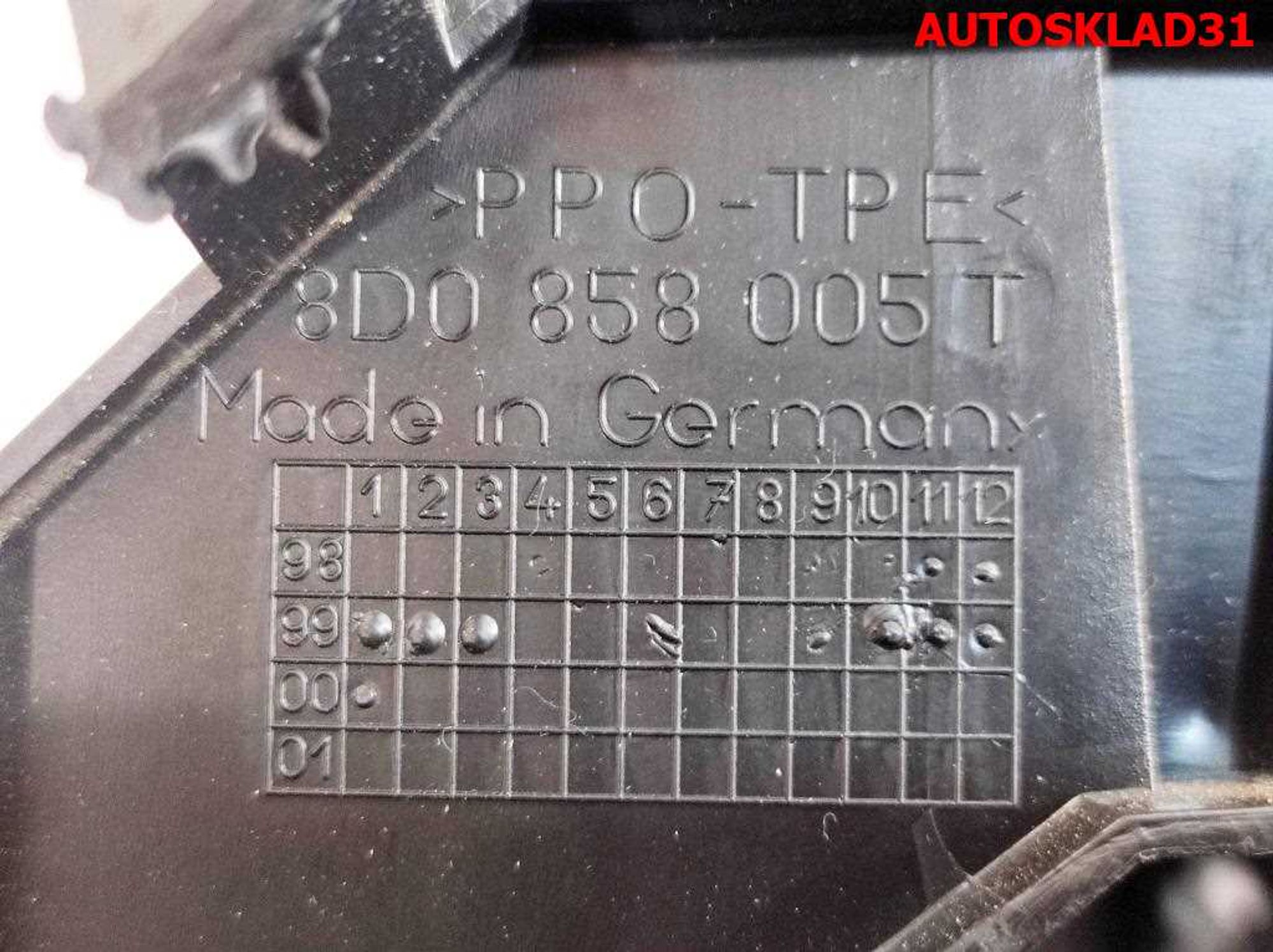 Рамка магнитолы Audi A4 B5 8D0858005T, 1000 рублей, Дубовое