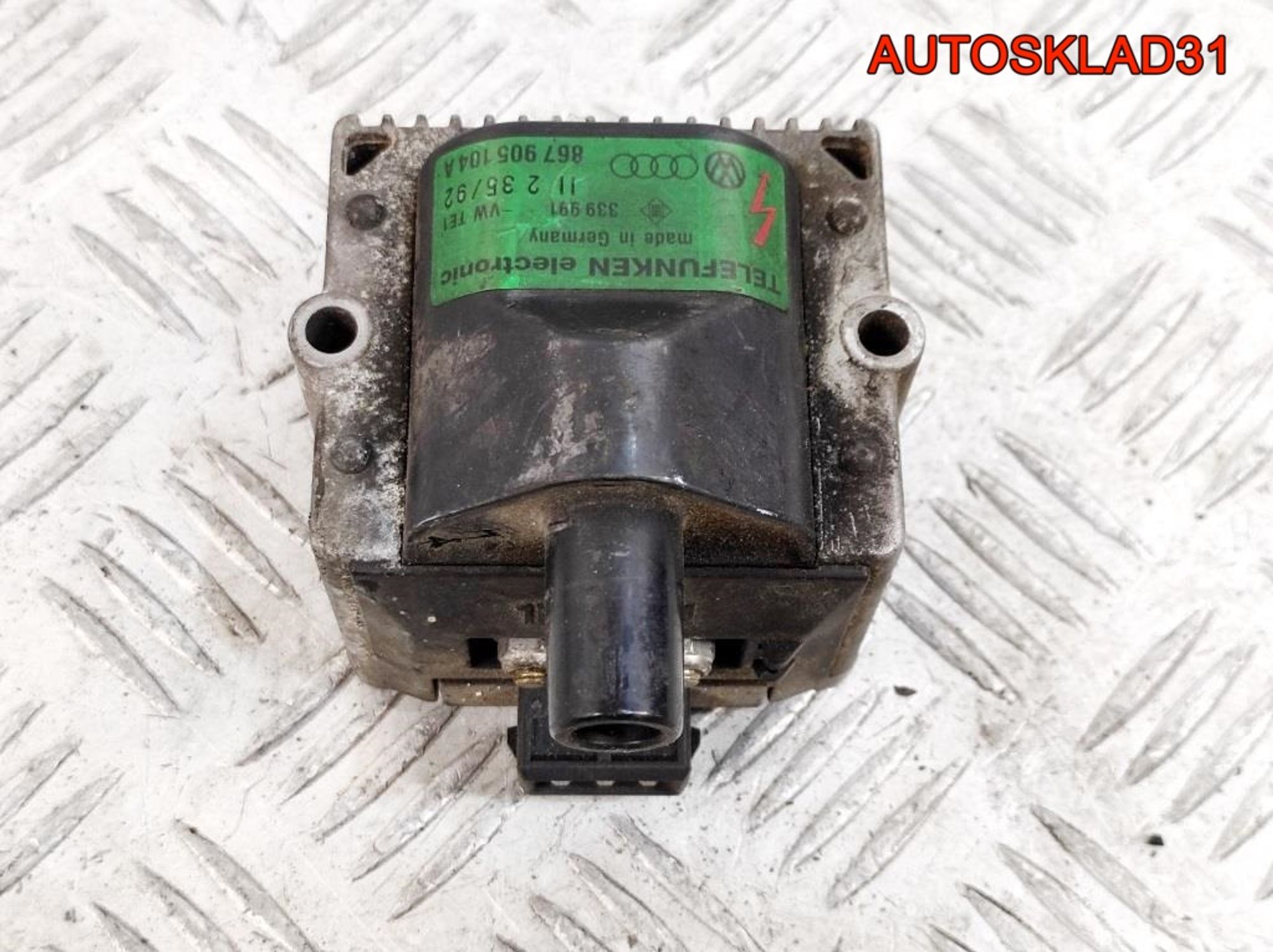 Катушка зажигания Audi 80 B4 867905104A, 2000 рублей, Дубовое