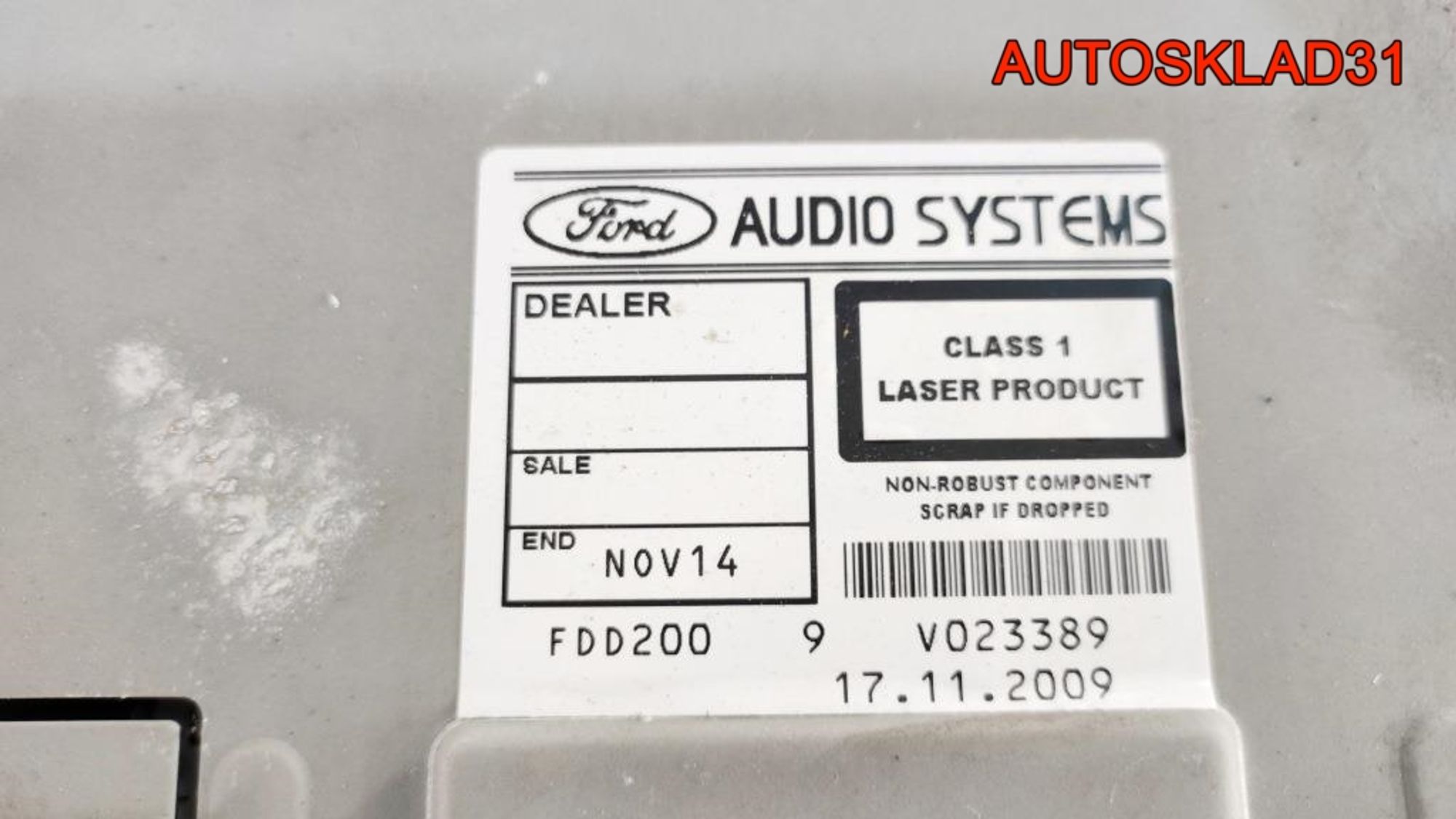Магнитола 6000CD Ford Focus 2 7M5T18C815BC, 1500 рублей, Дубовое
