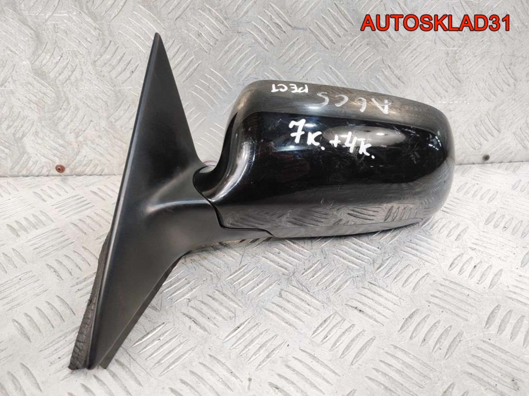 Зеркало левое 11 контактов Audi A6 C5 Рестайлинг, 6300 рублей, Дубовое