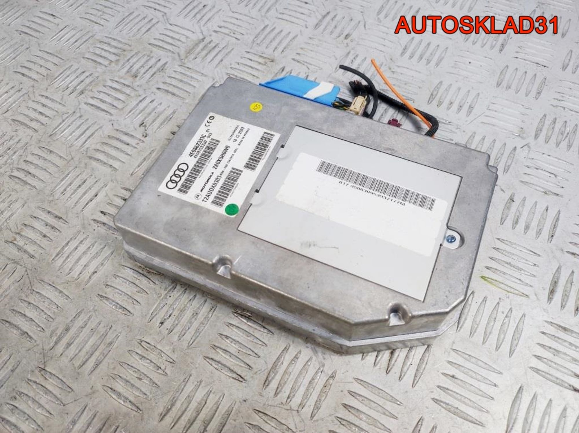 Блок управления телефоном Audi A8 D3 4E0862333C, 2100 рублей, Дубовое