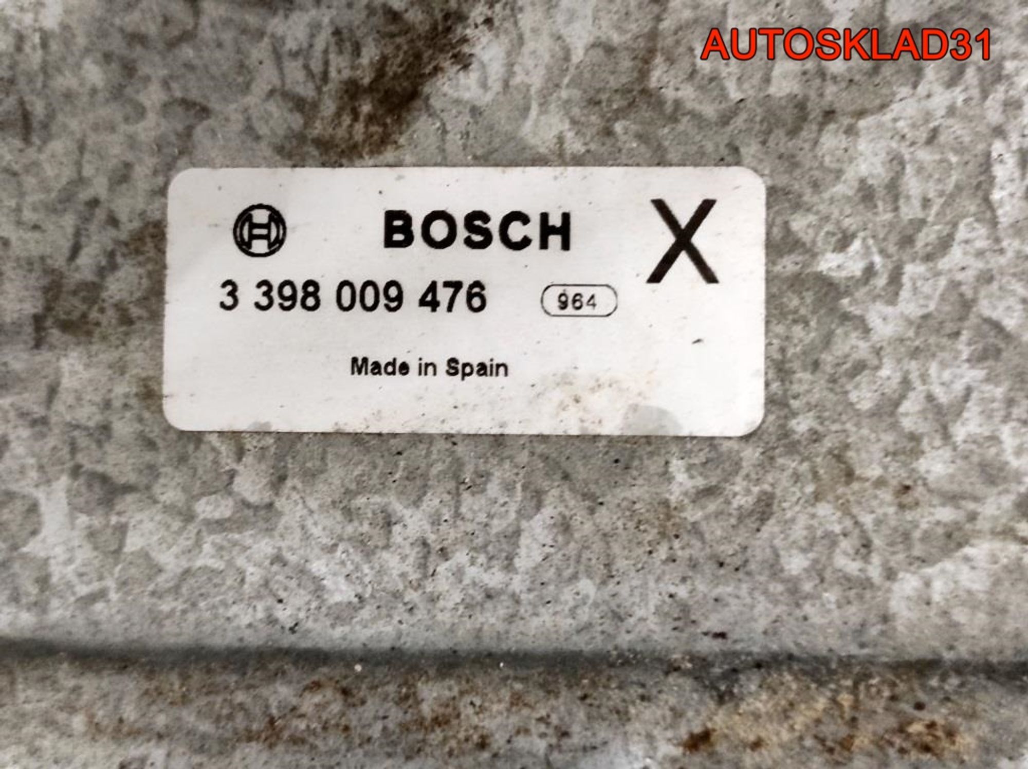 Трапеция дворников Volkswagen Sharan 3398009476, 5900 рублей, Дубовое