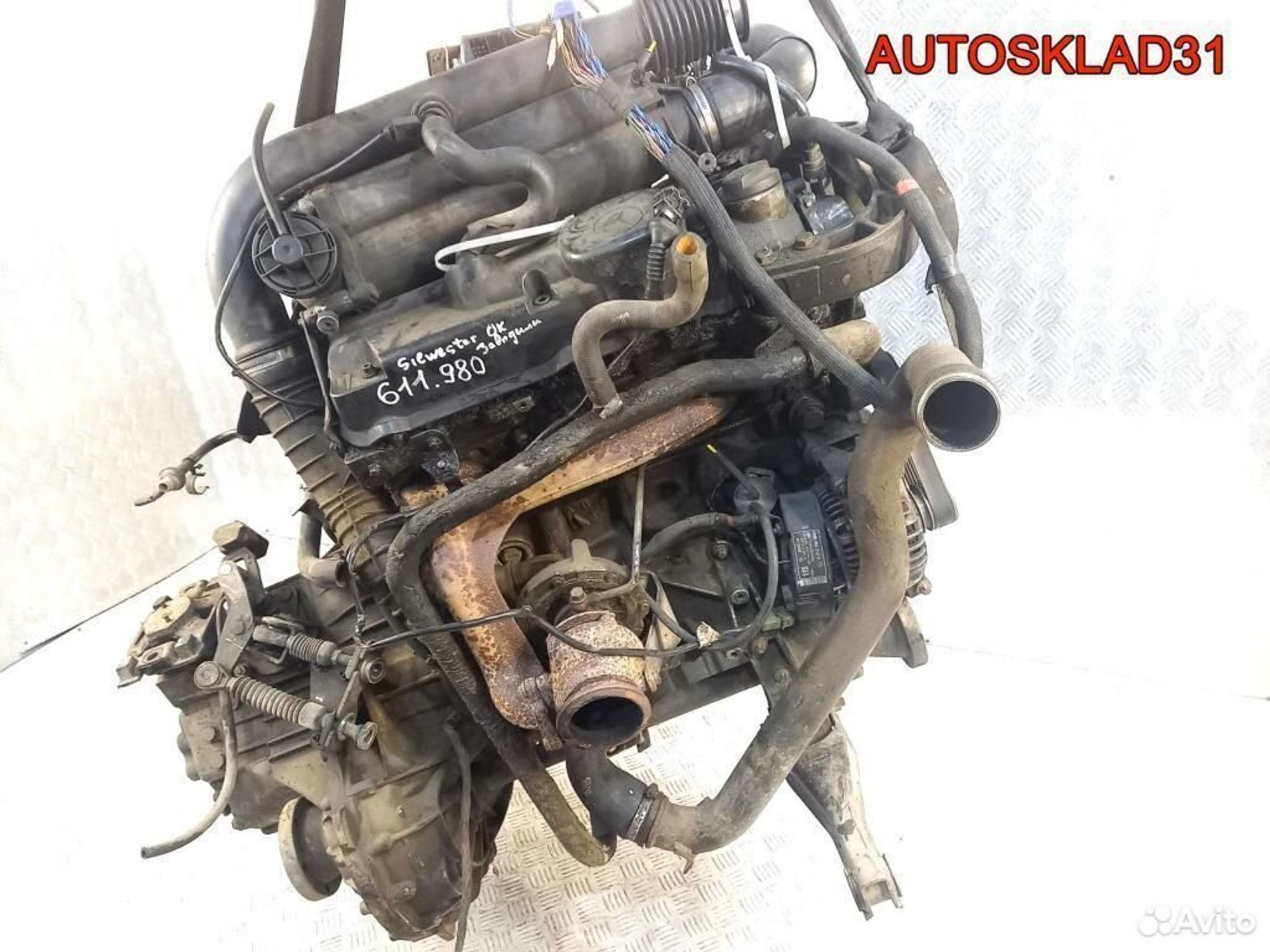 Двигатель 611.980 Mercedes Benz  C-klasse W638 2.2 Дизель, 120000 рублей, Дубовое