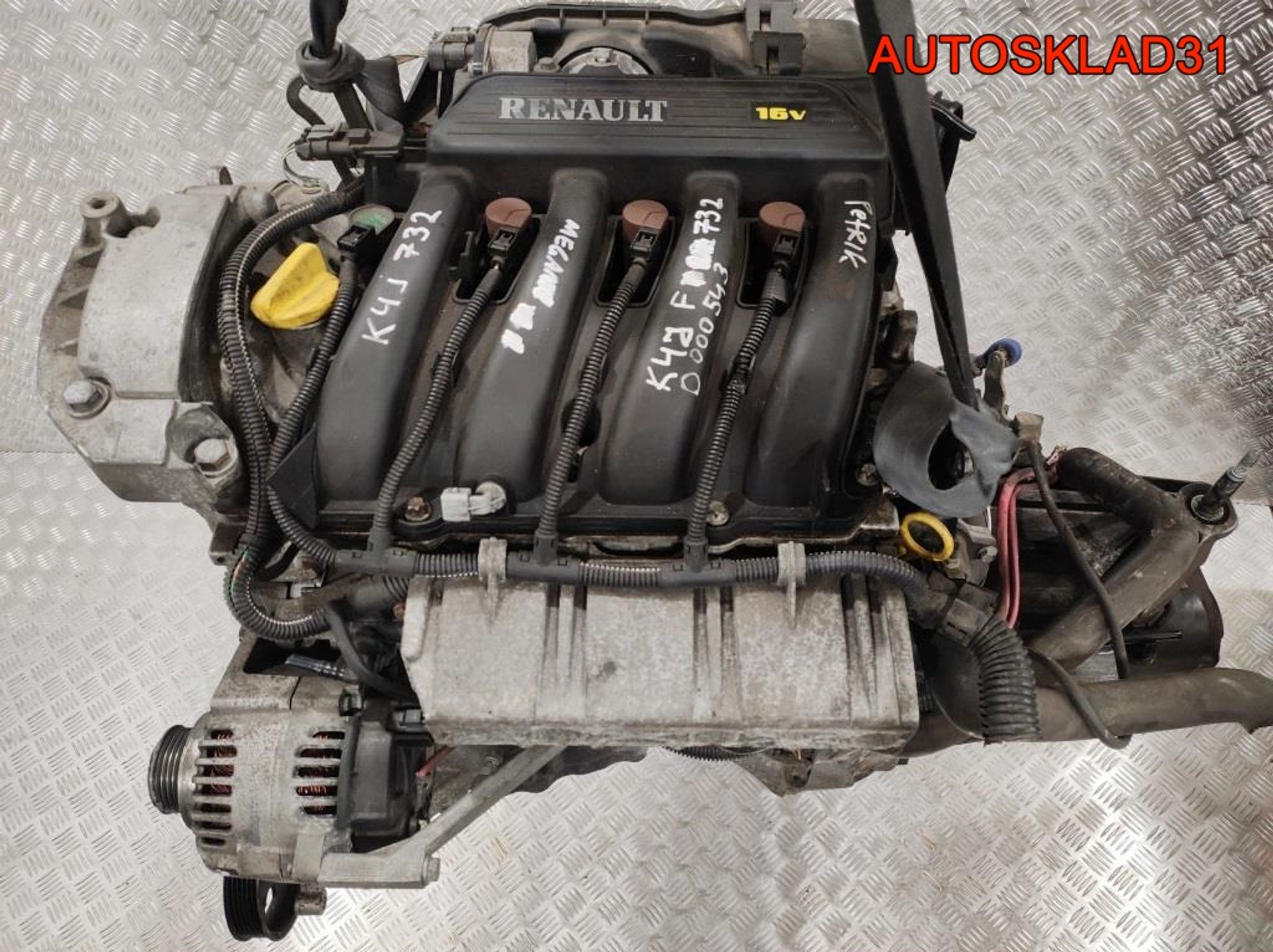 Двигатель K4J 732 Renault Megane 2 1,4 Бензин, 45000 рублей, Дубовое