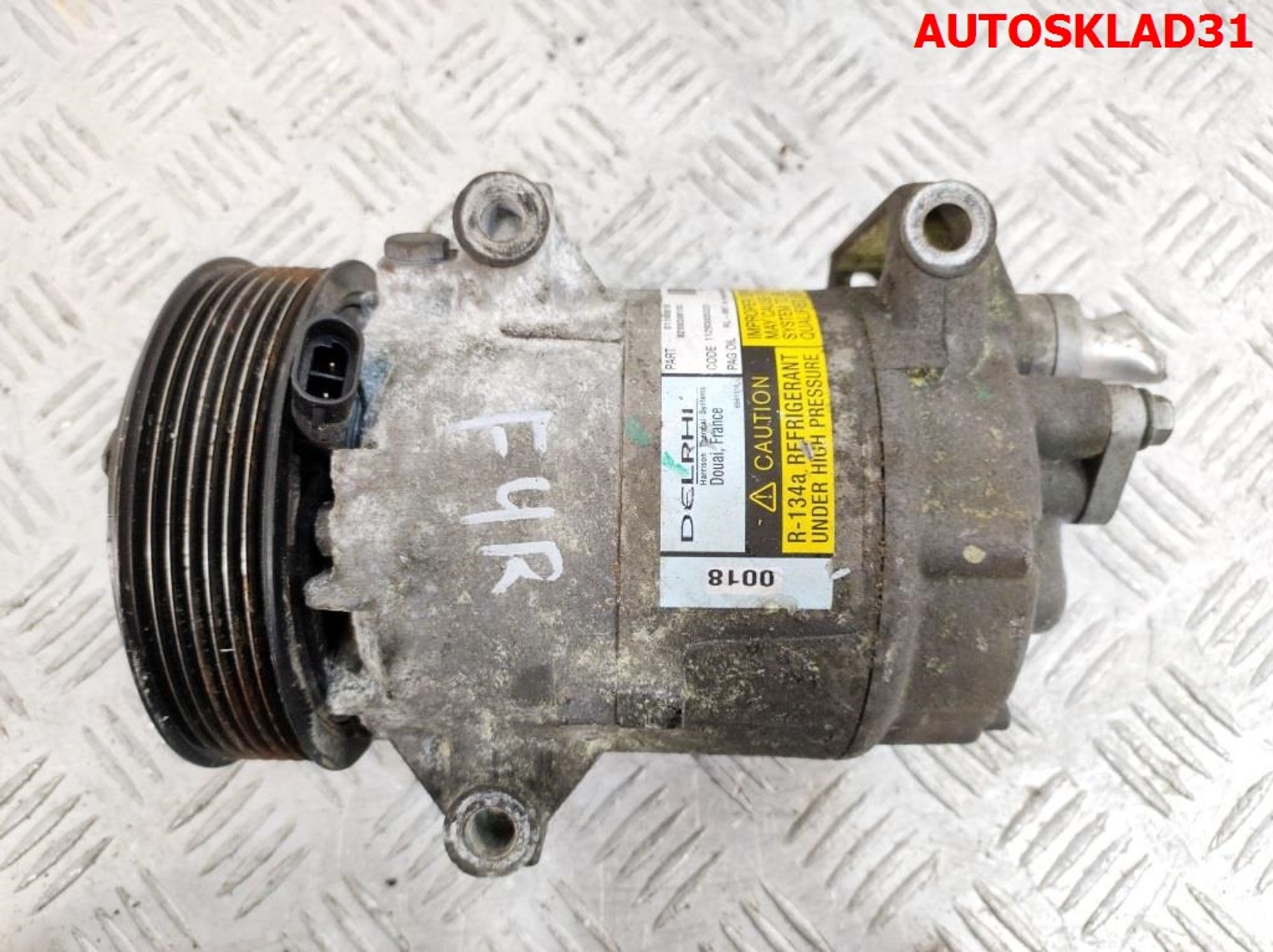 Компрессор кондиционера Renault Scenic 2 2.0 F4R Бензин 8200309193, 6000 рублей, Дубовое