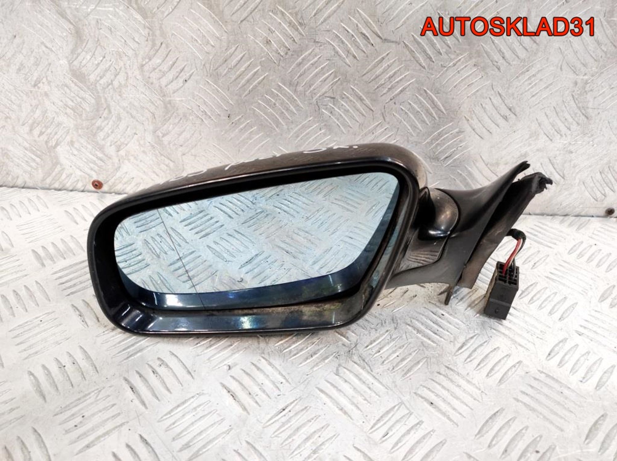 Зеркало левое 5 контактов Audi A4 B5 Рестайлинг, 2300 рублей, Дубовое
