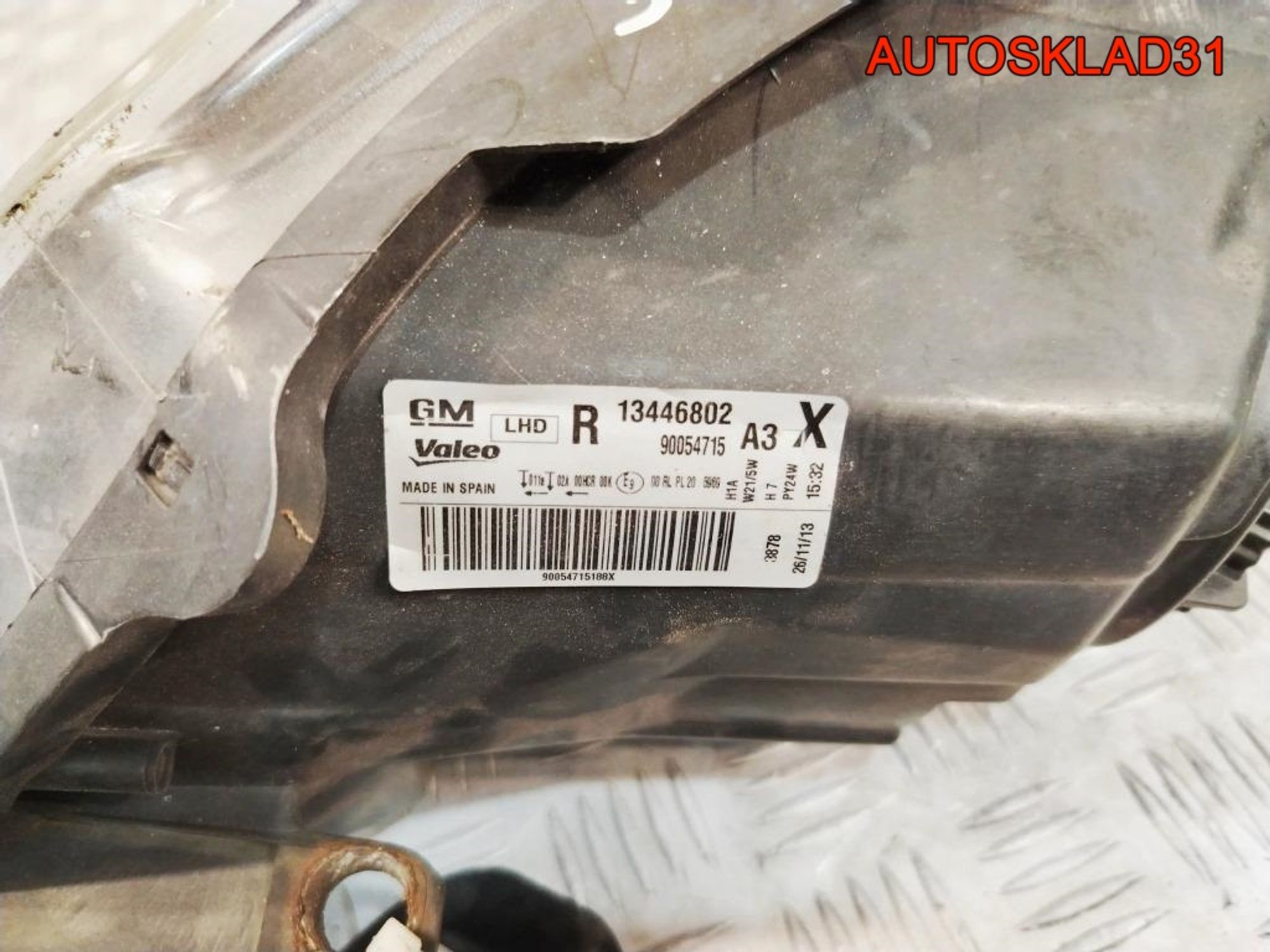 Фара правая Opel Corsa D 13446802 Рестайлинг, 11400 рублей, Дубовое