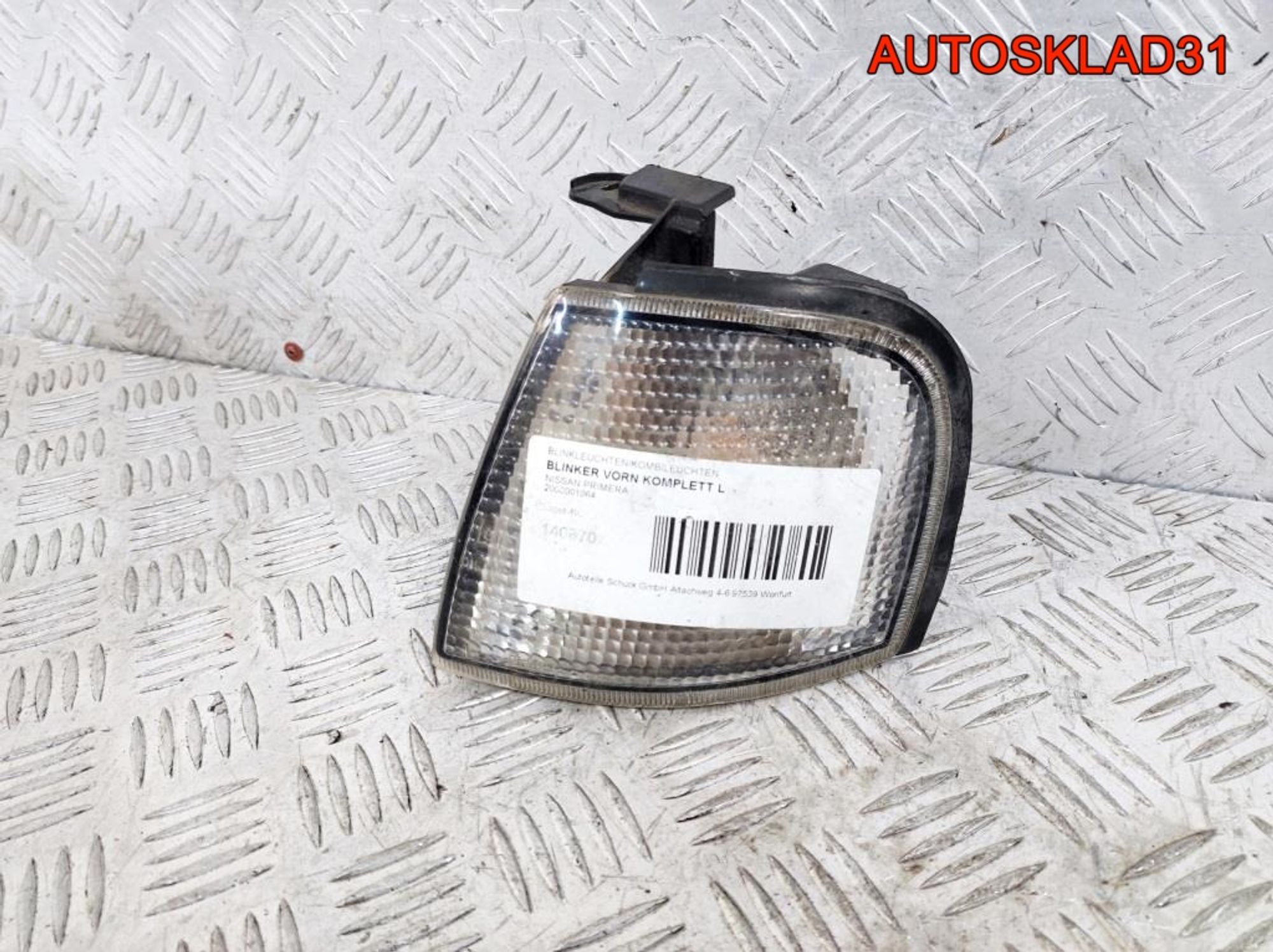 Указатель пoворoта левый белый Nissan Primera P10E, 900 рублей, Дубовое