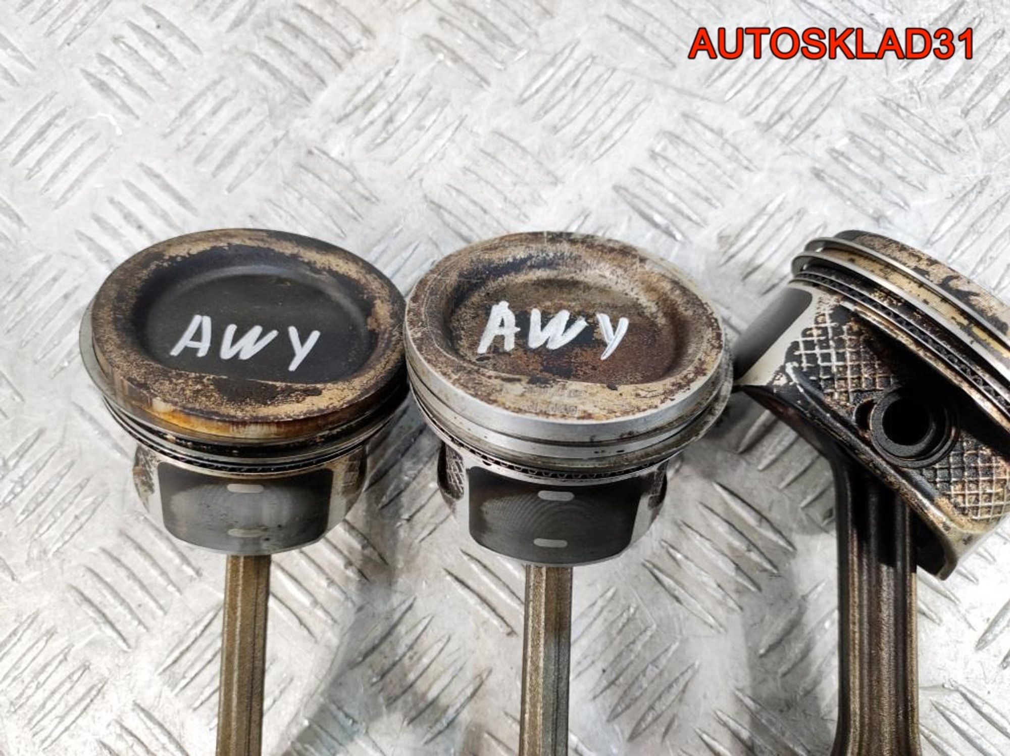 Поршень с шатуном VW Polo 4 1,2 AWY Бензин, 1500 рублей, Дубовое