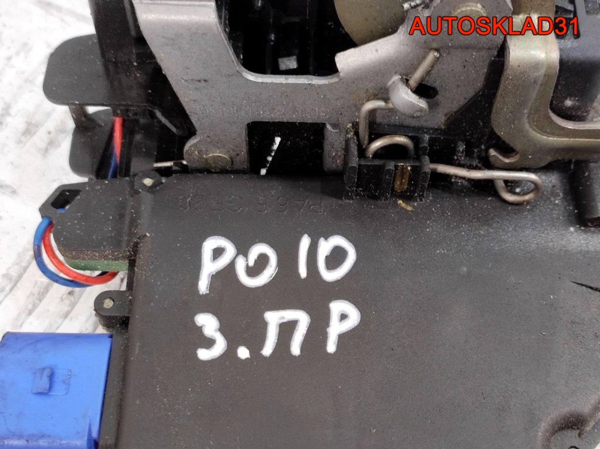 Замок двери передней правой VW Polo 4 3B1837016BG, 2200 рублей, Дубовое